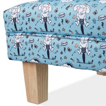 relaxdays Sessel Kindersessel mit Elefanten-Motiv