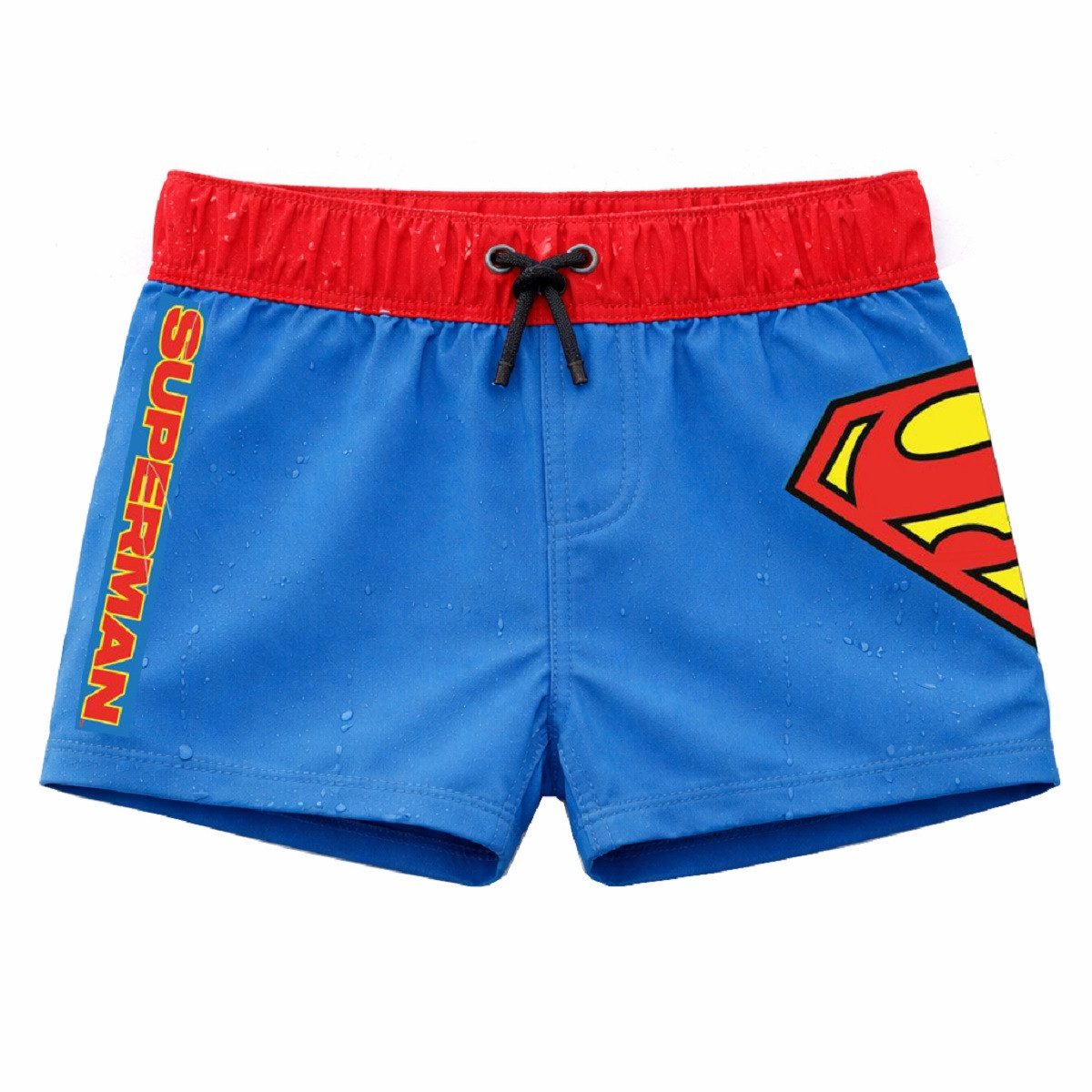 Superman Badeshorts Kinder Shorts Bermuda für Strand Pool Sommerurlaub