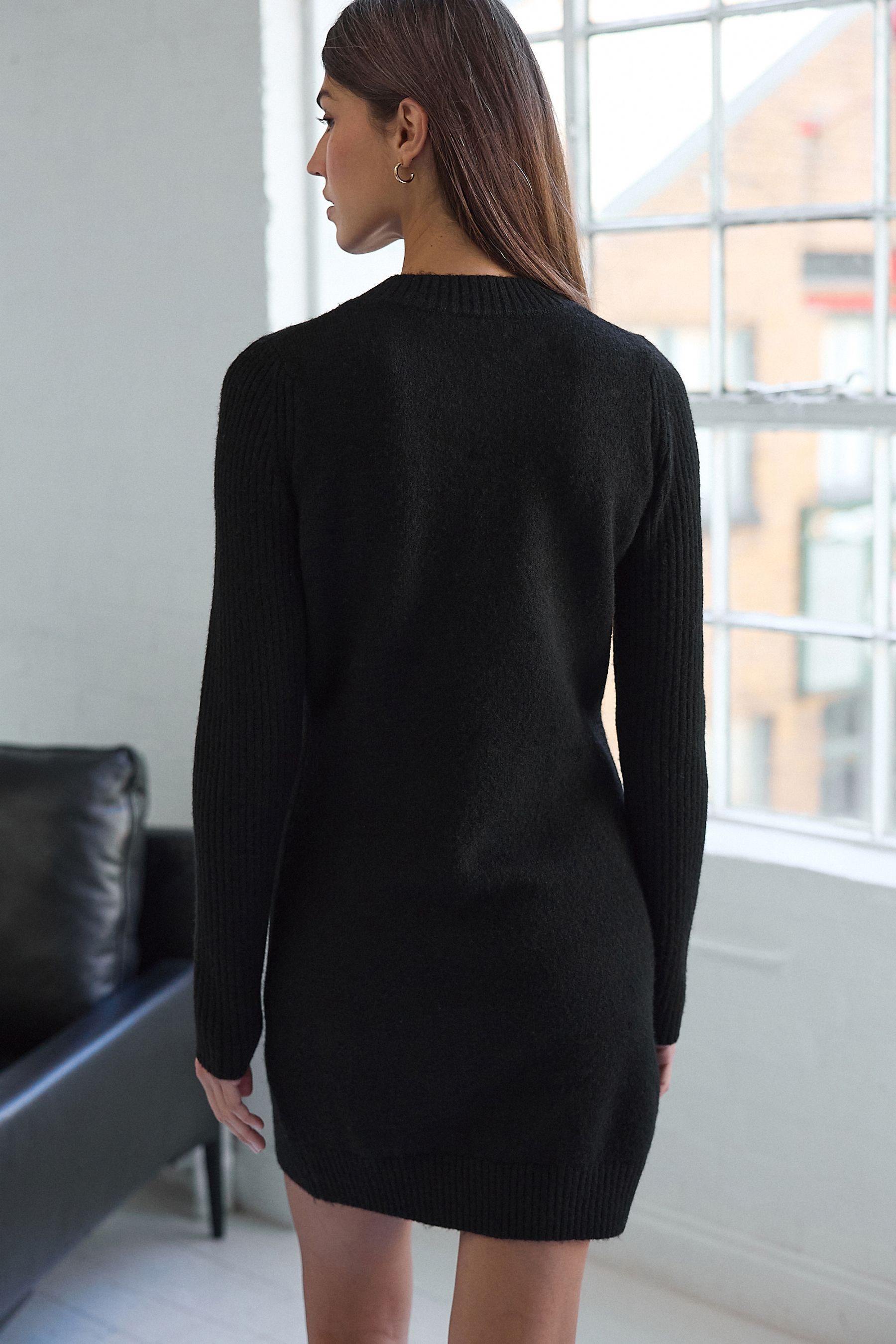 Next Strickkleid Elegantes Strickkleid zum Knöpfen günstig online kaufen