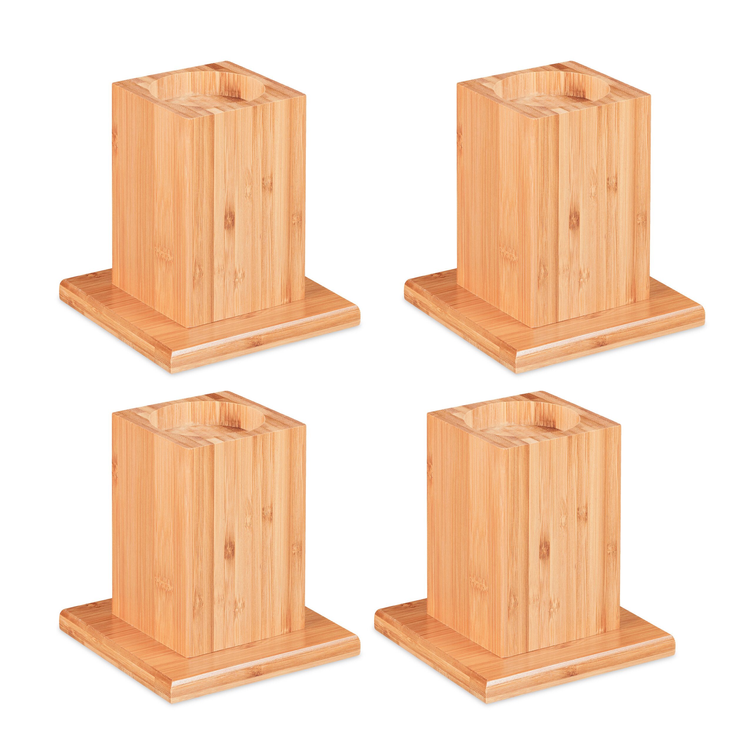 relaxdays Erhöhungs-Set Möbelerhöher 4er Set aus günstig online kaufen