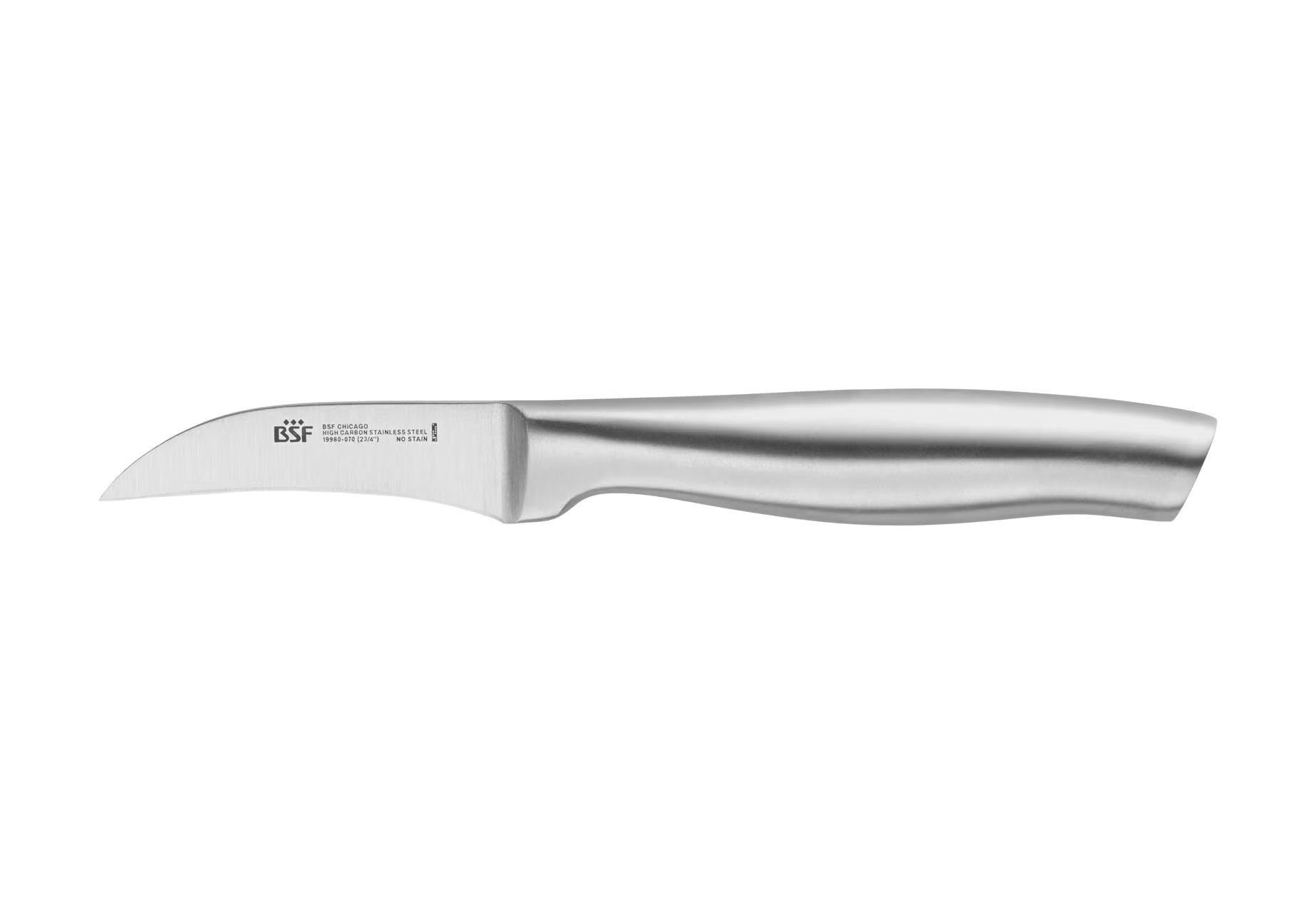 BSF Schälmesser BSF Chicago Schälmesser, Küchenmesser 7 cm Farbe Silber Edelstahl