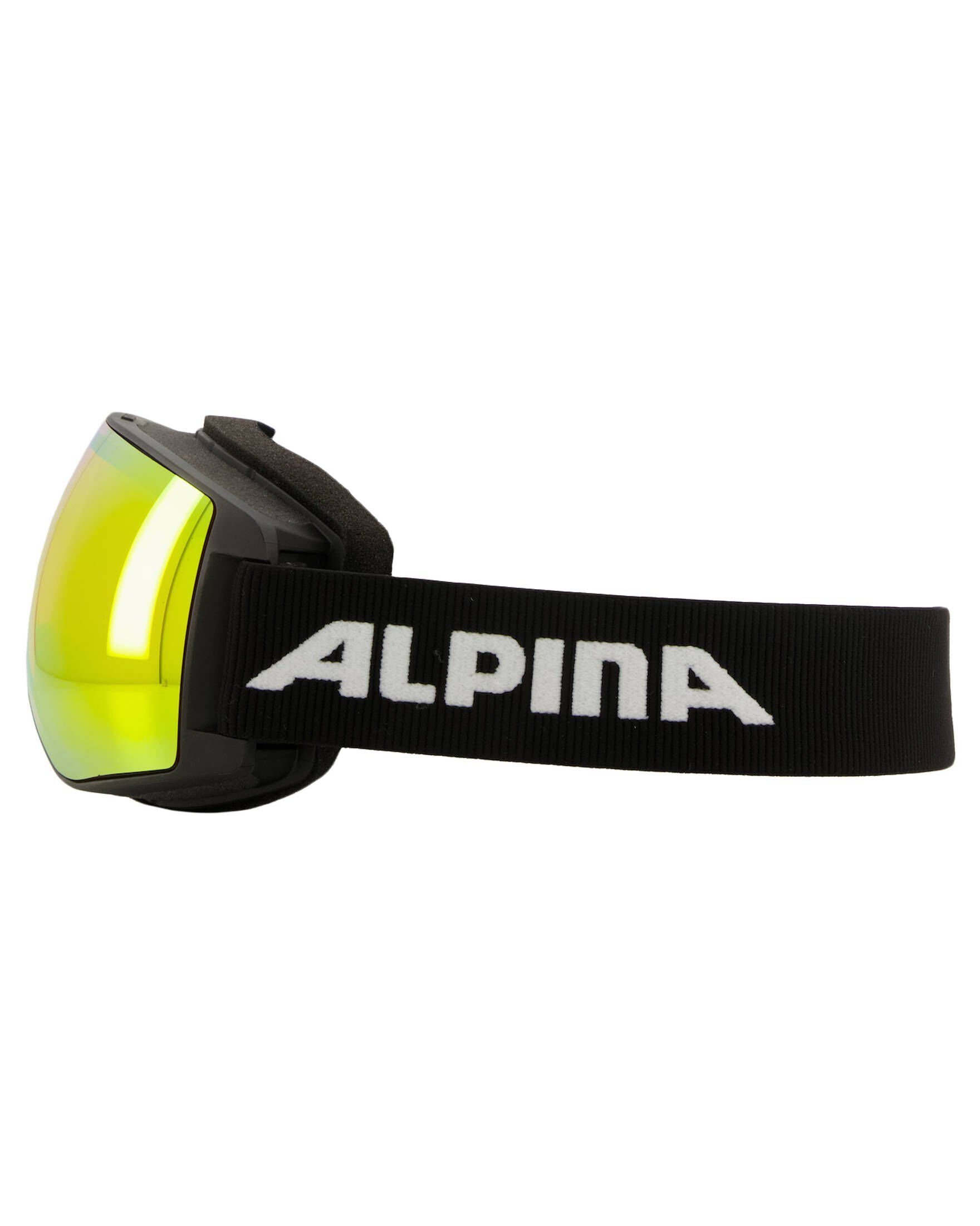 Skibrille Sports Ski- und schwarz/orange (704) Snowboardbrille NAATOR Alpina