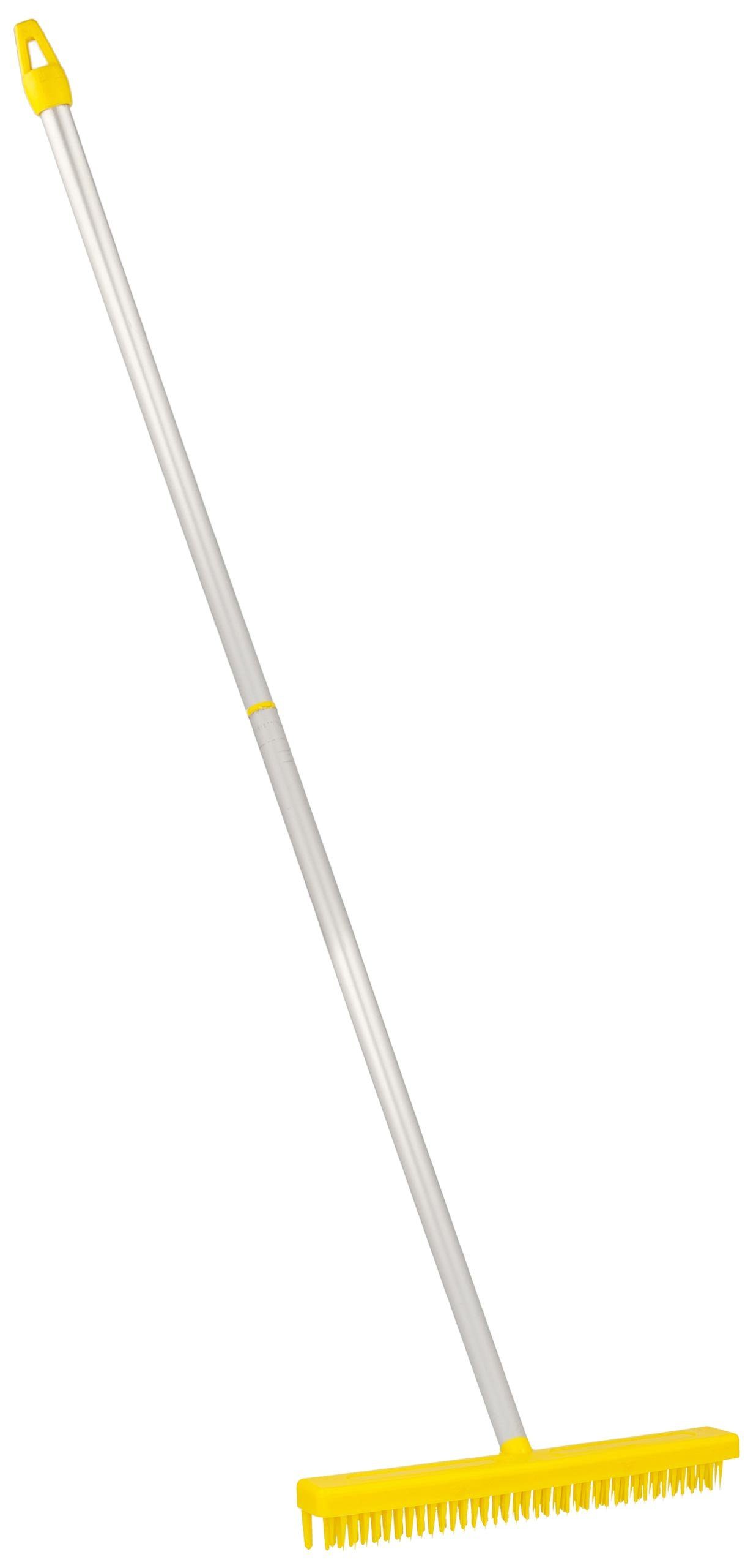 Lantelme Teppichkehrer Teppich Fransenkamm mit Aluminium Stiel 70cm für Teppichfransen, Teppich, Made in Germany, Für Teppiche oder sonstiges mit Fransen