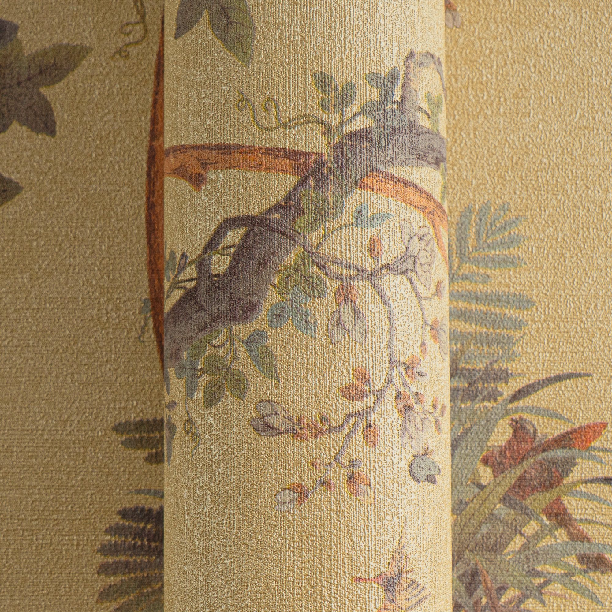 A.S. Création Vliestapete Florale Mustertapete Schmetterlinge bunte Farben, strukturiert, botanisch, (1 St)