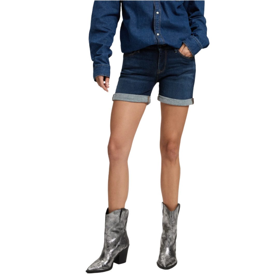 CROSS JEANS® Jeansshorts Zena A514-076 / 077 Light Mid Blue oder Dark Blue 5-Pocket Style