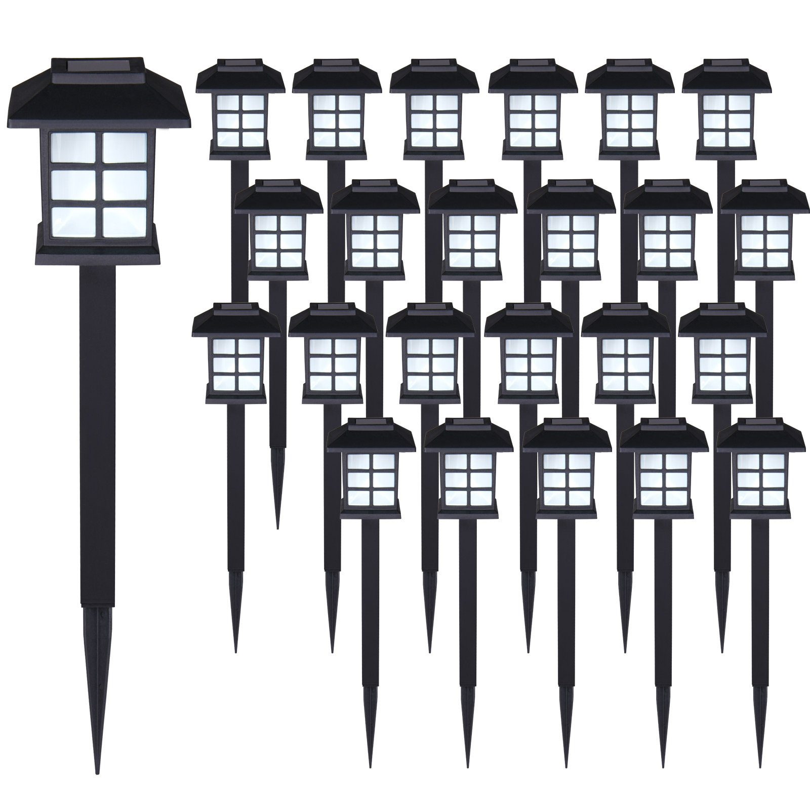 monzana LED Solarleuchte, Gartenleuchten, 24er Set günstig online kaufen