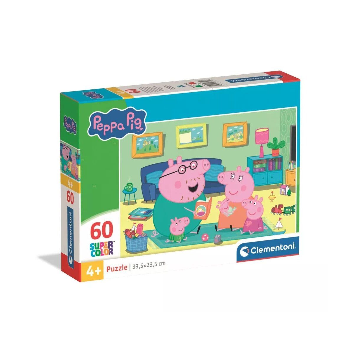 Clementoni® Lernspielzeug Peppa Wutz Storytime 60-teiliges Clementoni-Puzzle