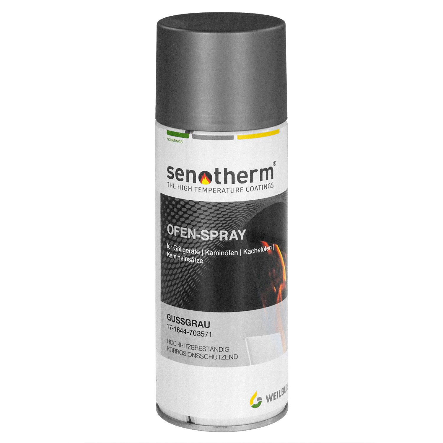 Raik Ofenrohr raik Ofen-Spay Spraydose 400 ml Senotherm Gussgrau