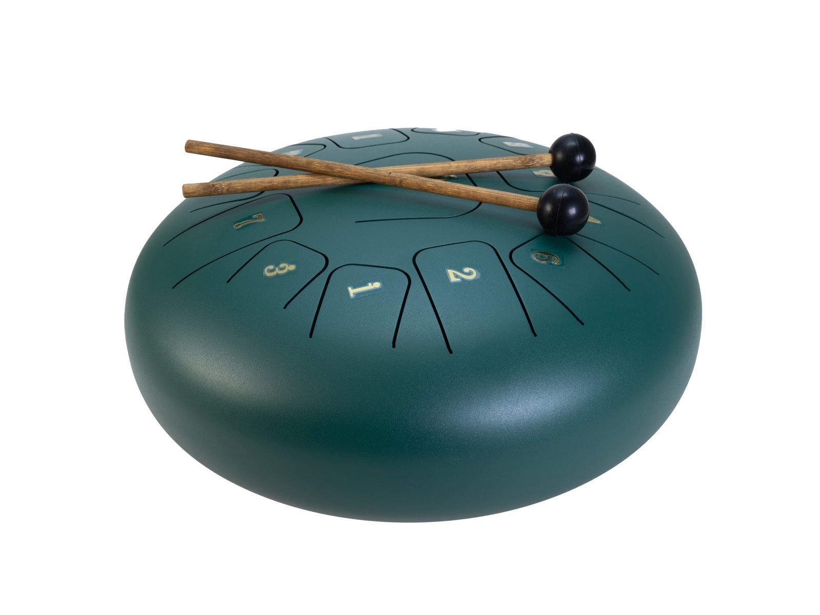 DIMAVERY Djemben TD-12 Steel Tongue Drum, inkl Tragetasche und Schlägel