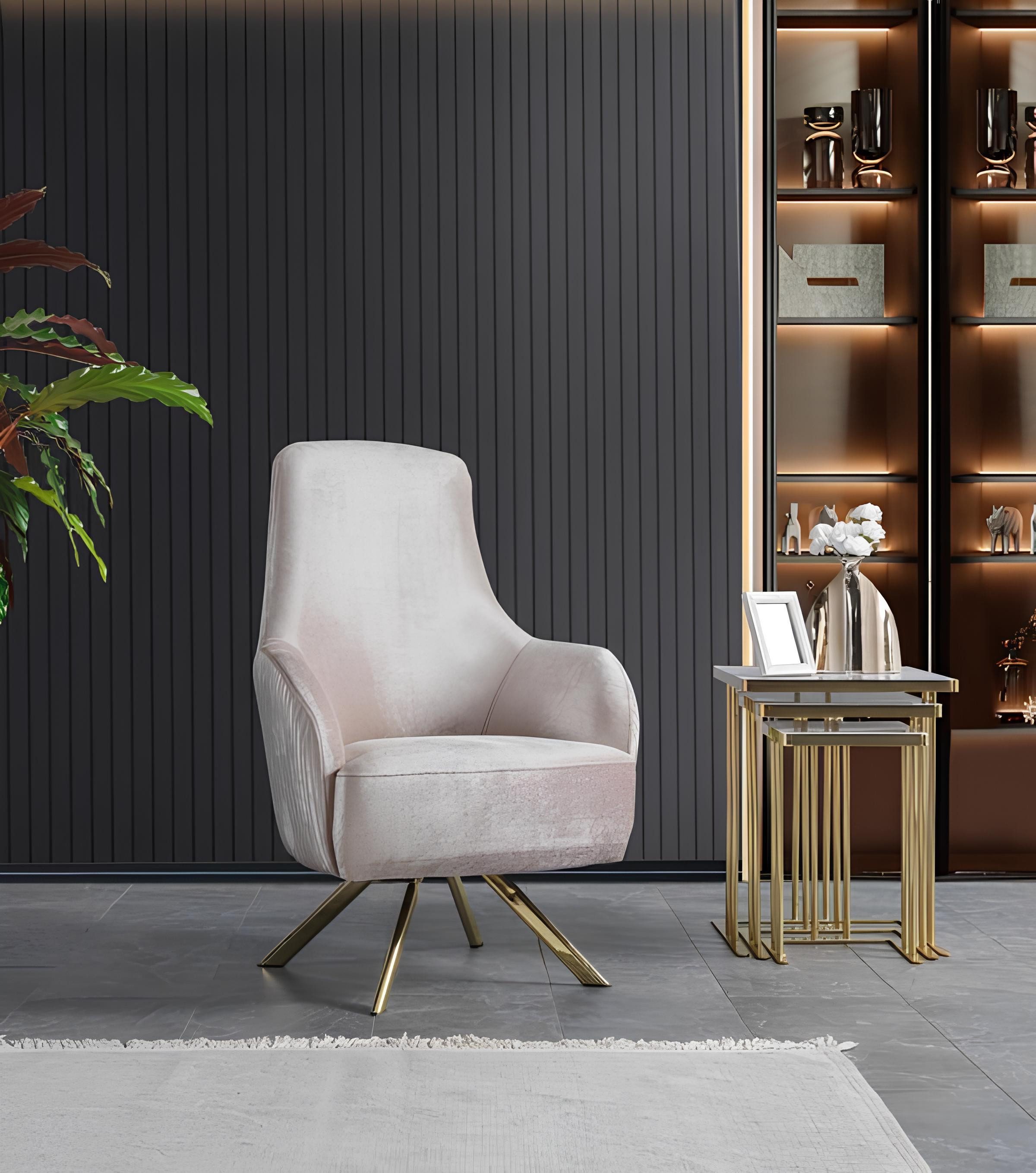 Xlmoebel Кресла Luxuriöser Beige Кресла mit Design, Sofa, Sitzer, Relaxfunktion und (Sessel), Hergestellt in Europa