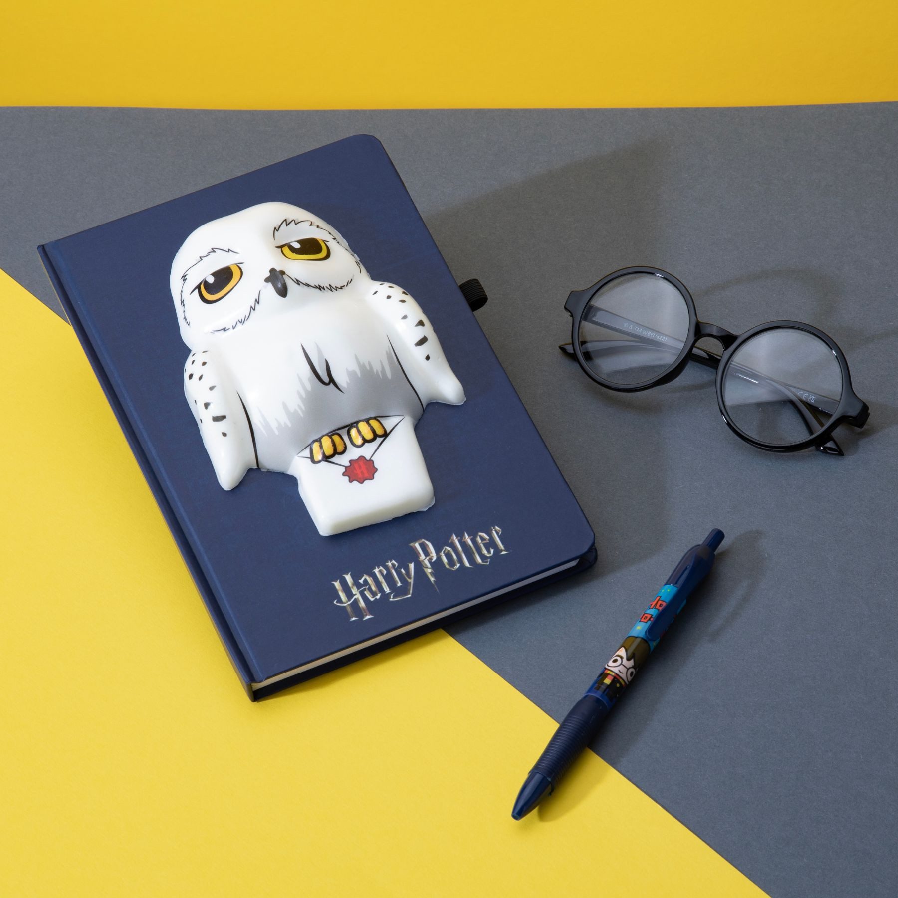 Harry Potter Notizheft Squishy Notizbuch blau Journal Schreibheft für Notizen Schule Büro