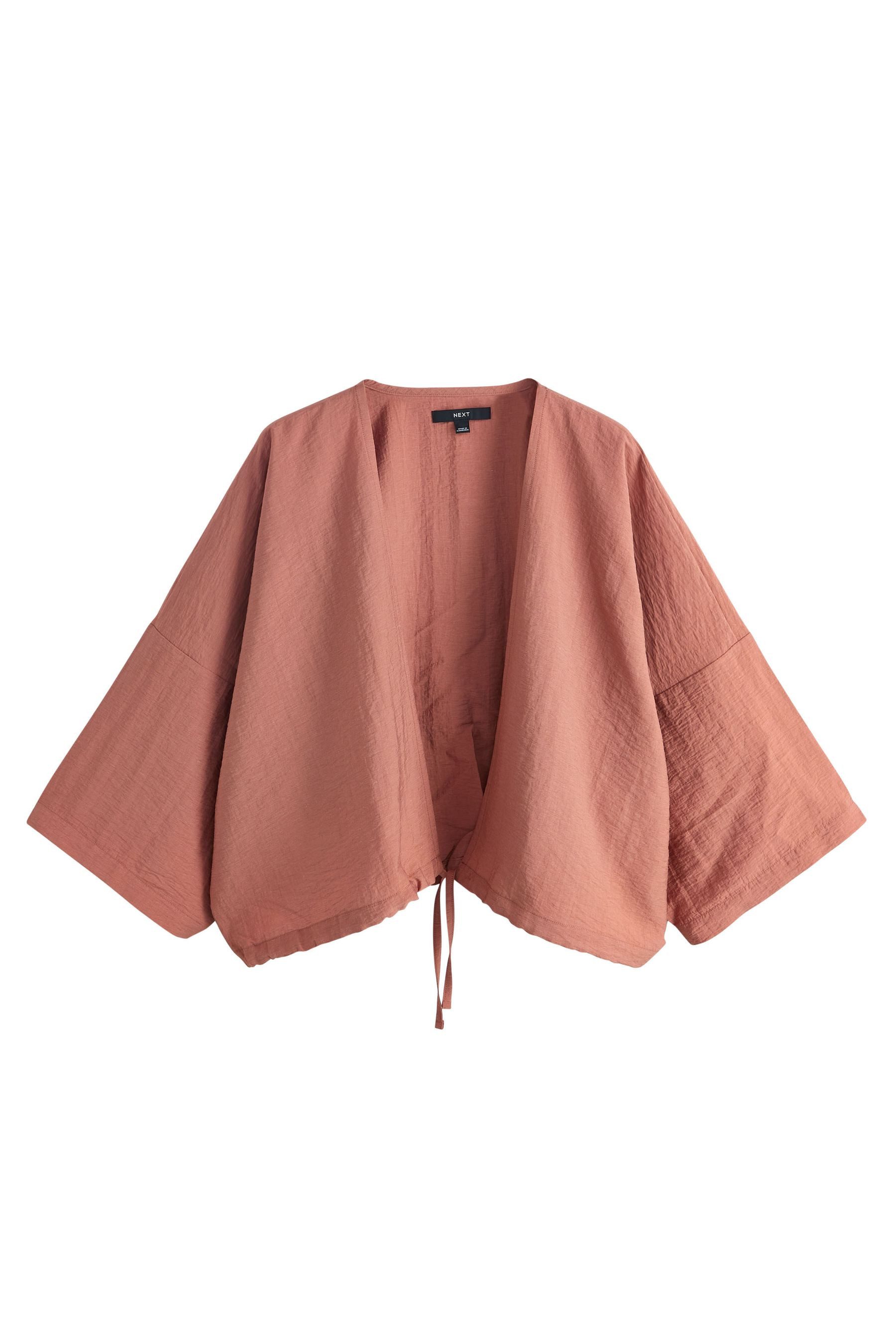 Next Shirtjacke Leichte Jacke mit Bindedetail vorne (1-tlg)
