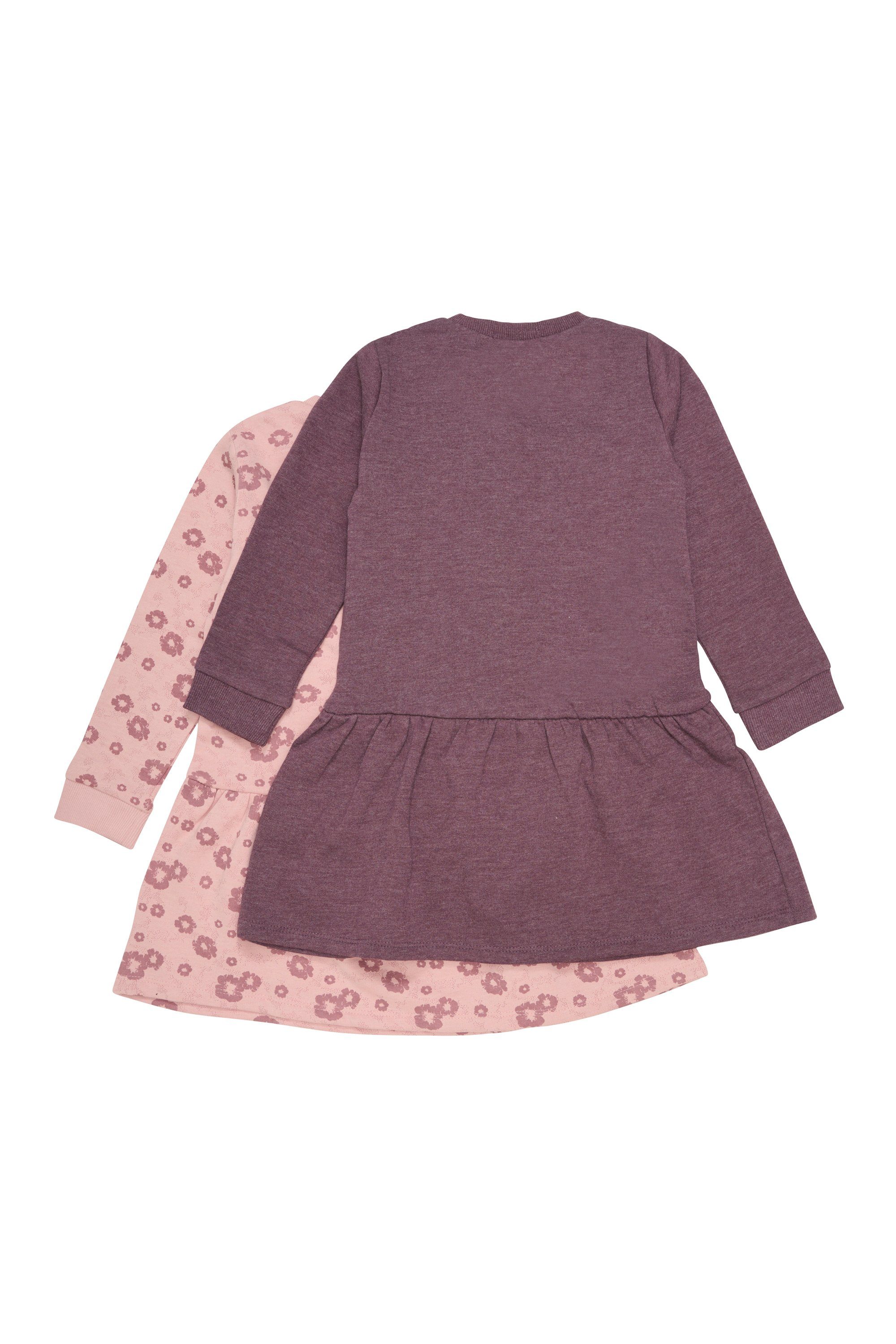 Minymo Jerseykleid MISweat (2-tlg) (2er Pack) 2er Pack Modisches Kleid