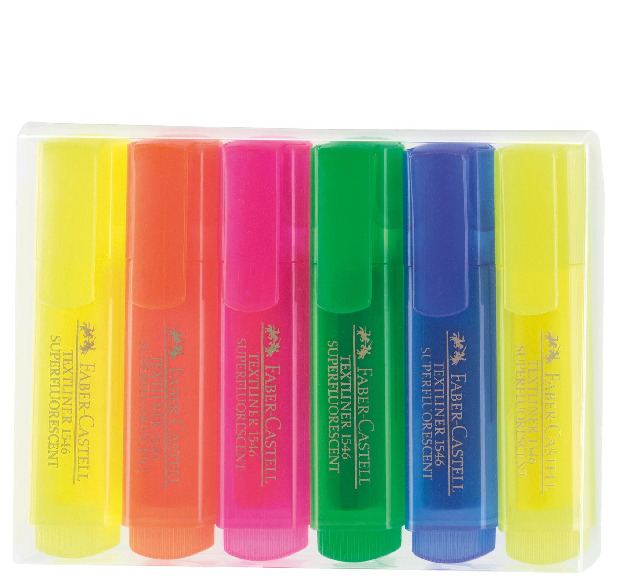 Marker Faber Castell Textmarker TL 46 5, 2, 1 mm Superfluor 6er