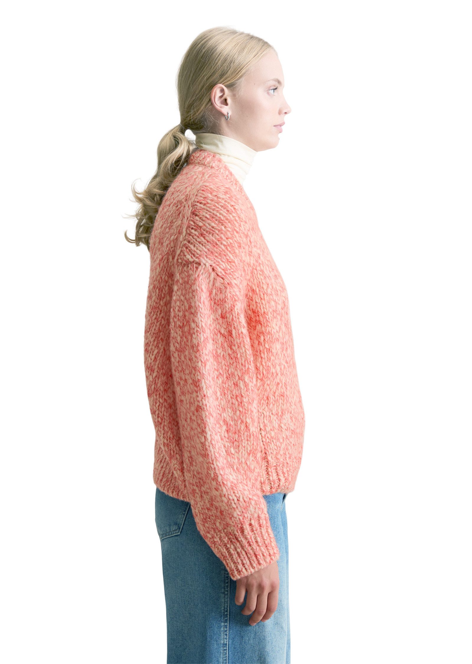 Marc O'Polo DENIM Rundhalspullover aus Schurwolle-Alpakawolle-Mix günstig online kaufen