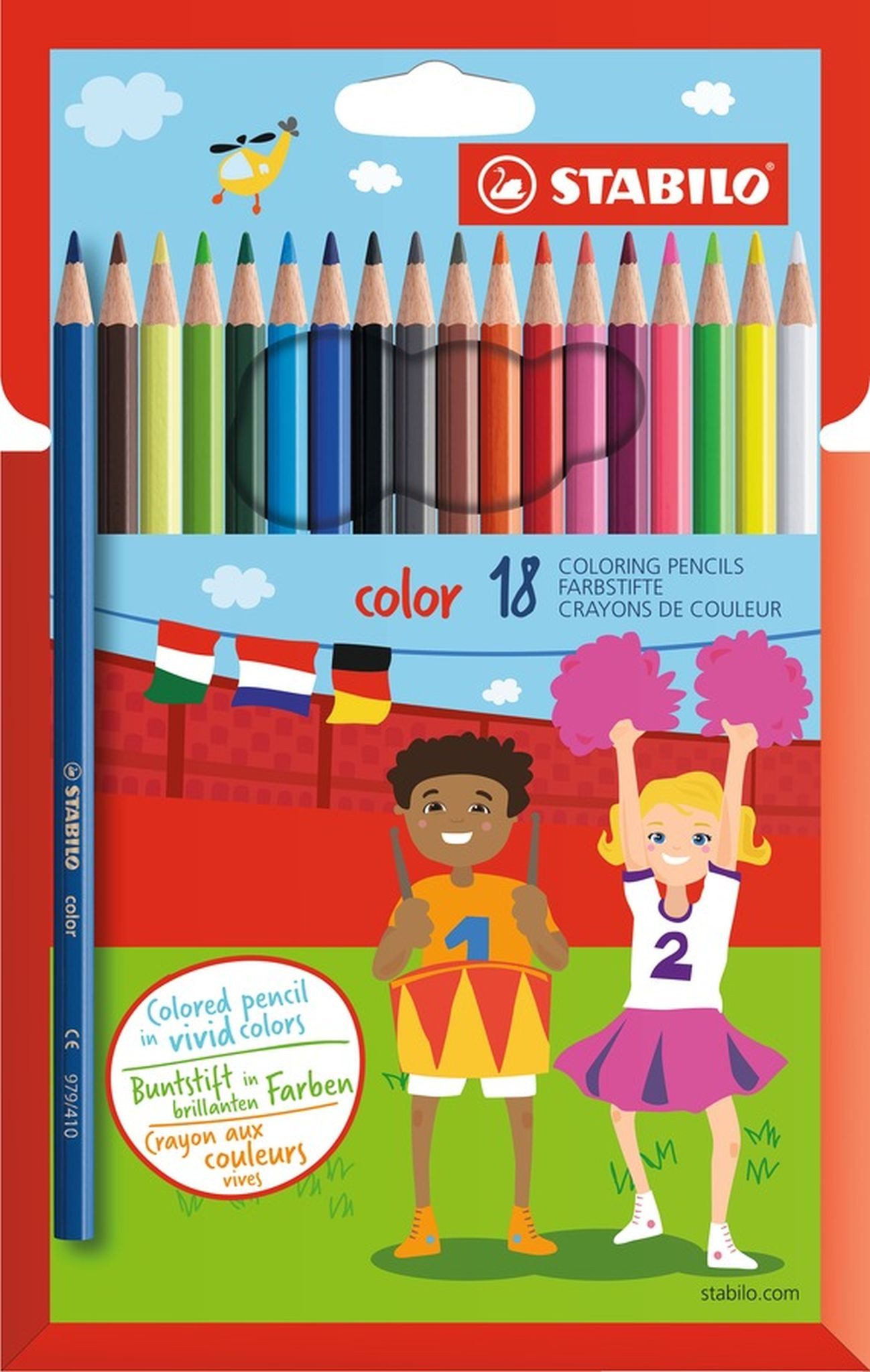 STABILO Buntstift STABILO color 18er Kartonetui