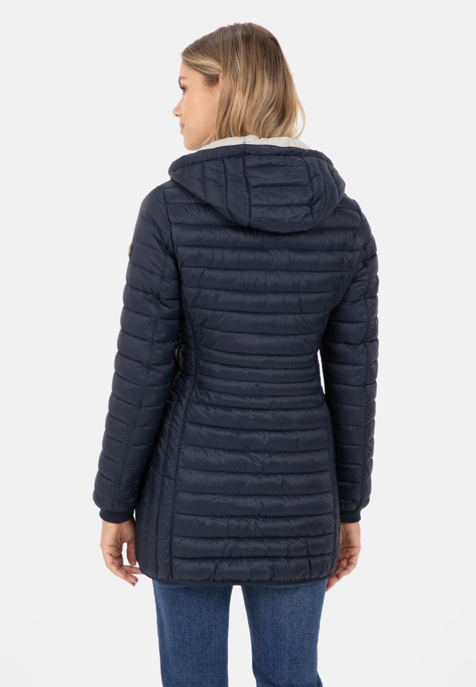 active mit Kapuze Navy abnehmbarer camel Funktionsjacke