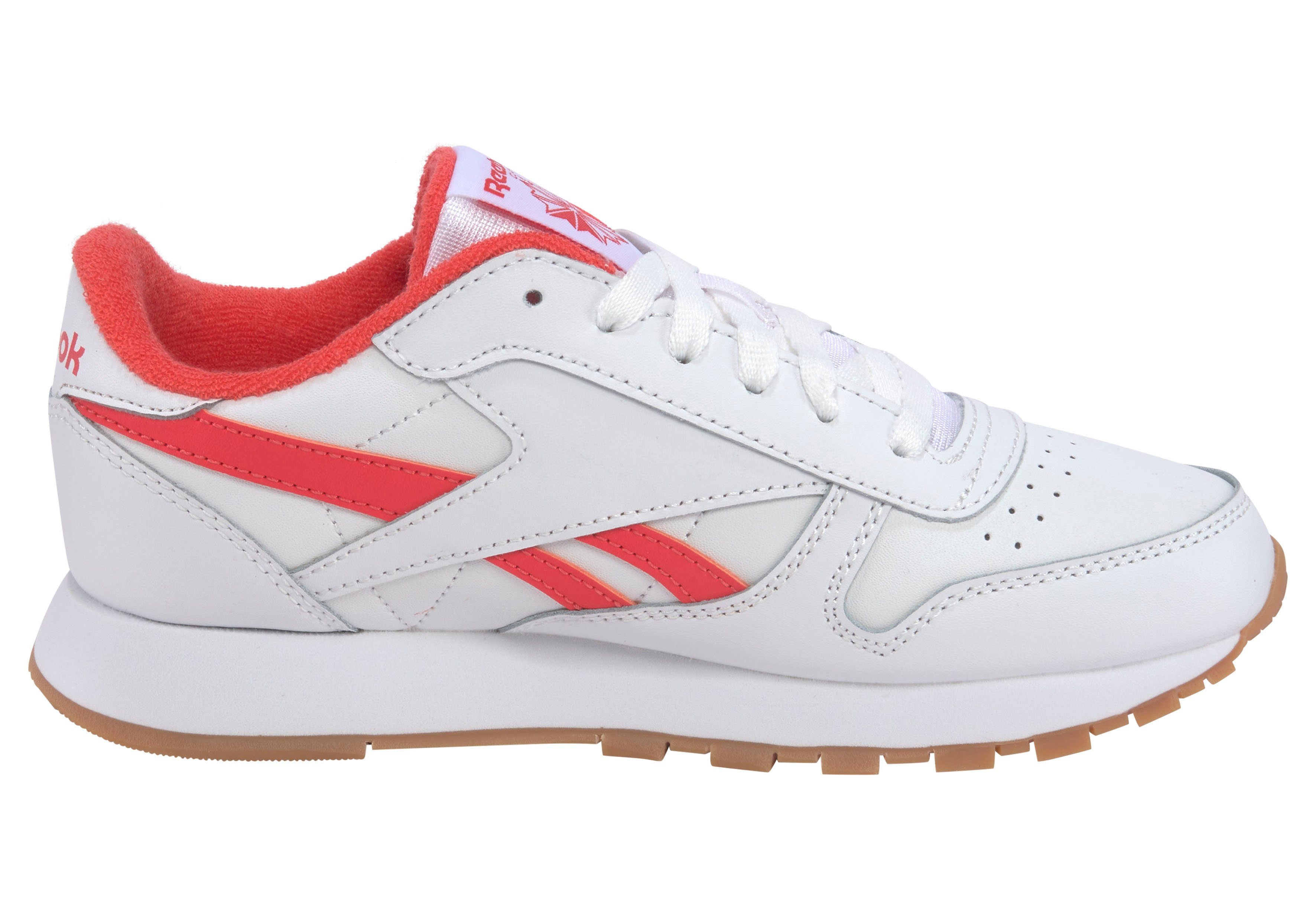 Sneaker Reebok Classic CLASSIC weiß-rot LEATHER