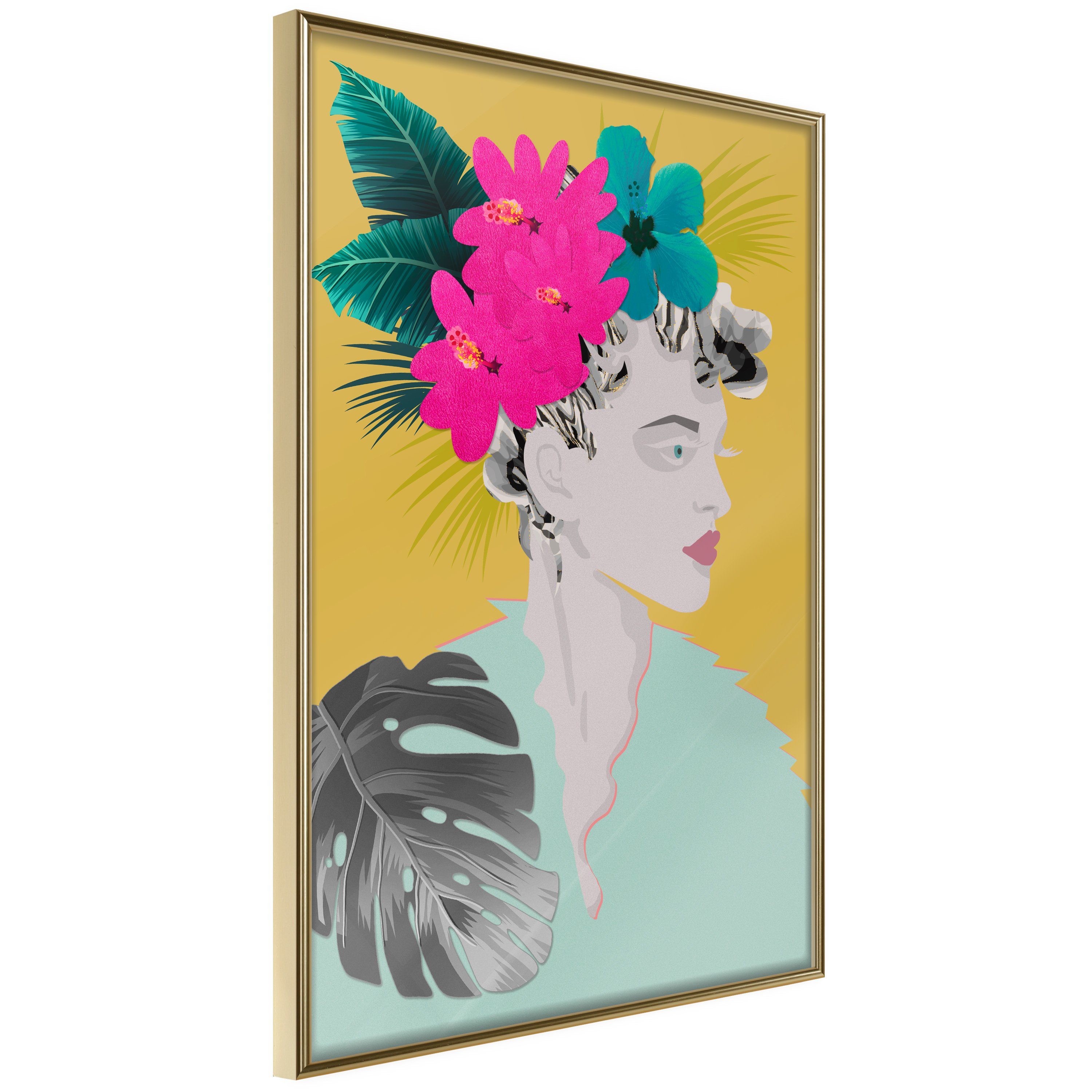 Artgeist Poster Flowers In The Hair []