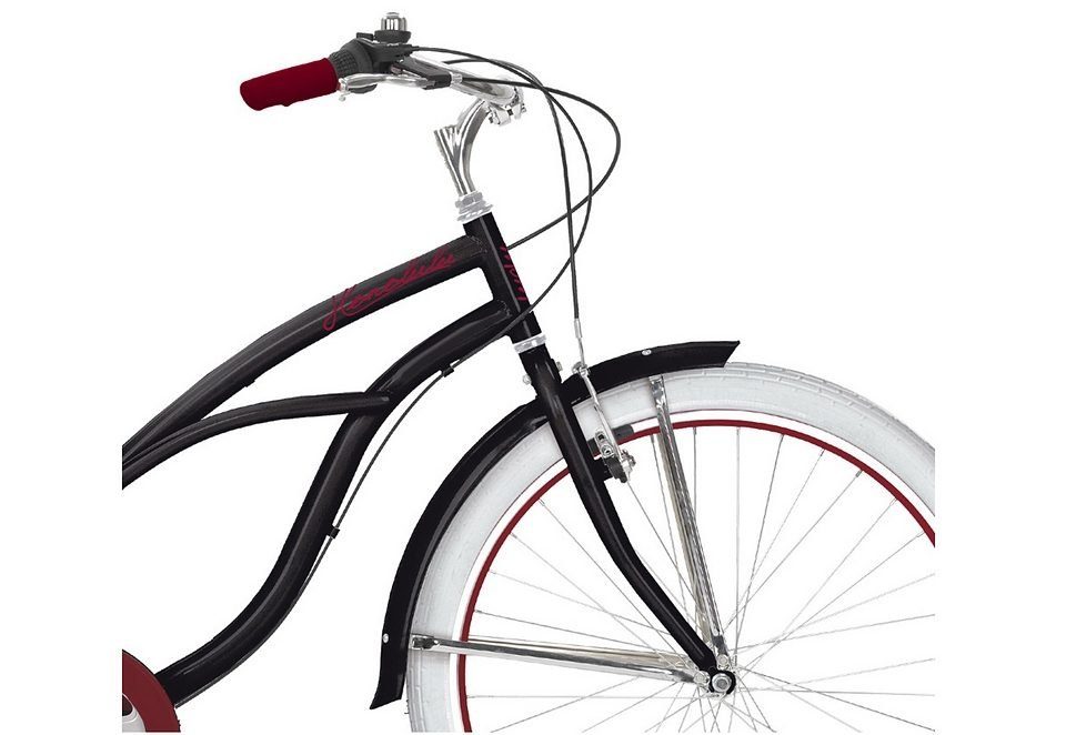 MBM Cruiser Honolulu Woman, Model 125, 6-speed Shimano Tourney derailleur, derailleur gears, for women, derailleur gears