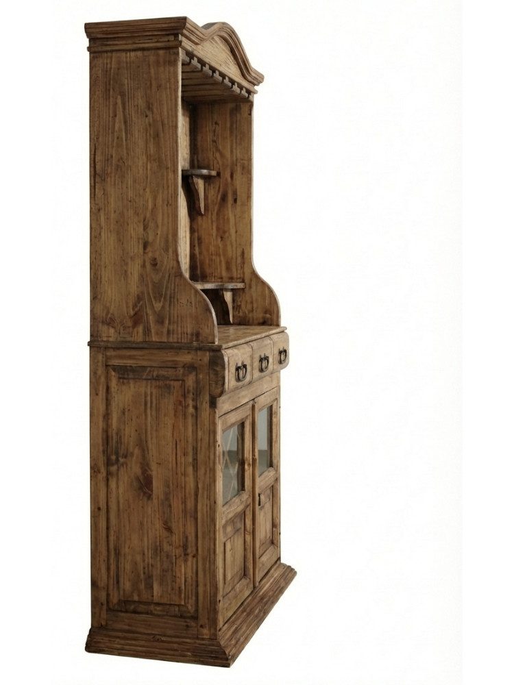 WOLF MÖBEL Barschrank MEXIKO Barschrank mit Spiegel (98x193x52) inkl. Einlegeboden