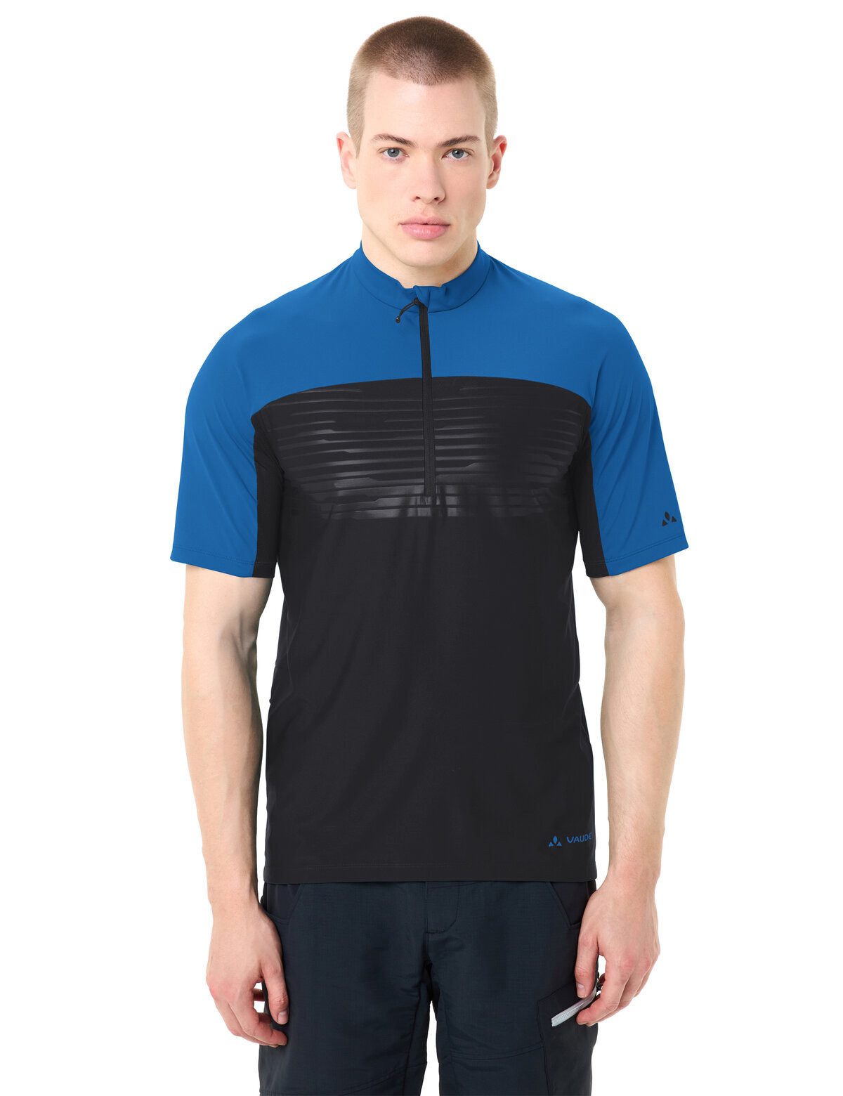 VAUDE T-Shirt Men's Qimsa Pro HZ Shirt (1-tlg) atmungsaktives und schnelltrocknendes Radshirt