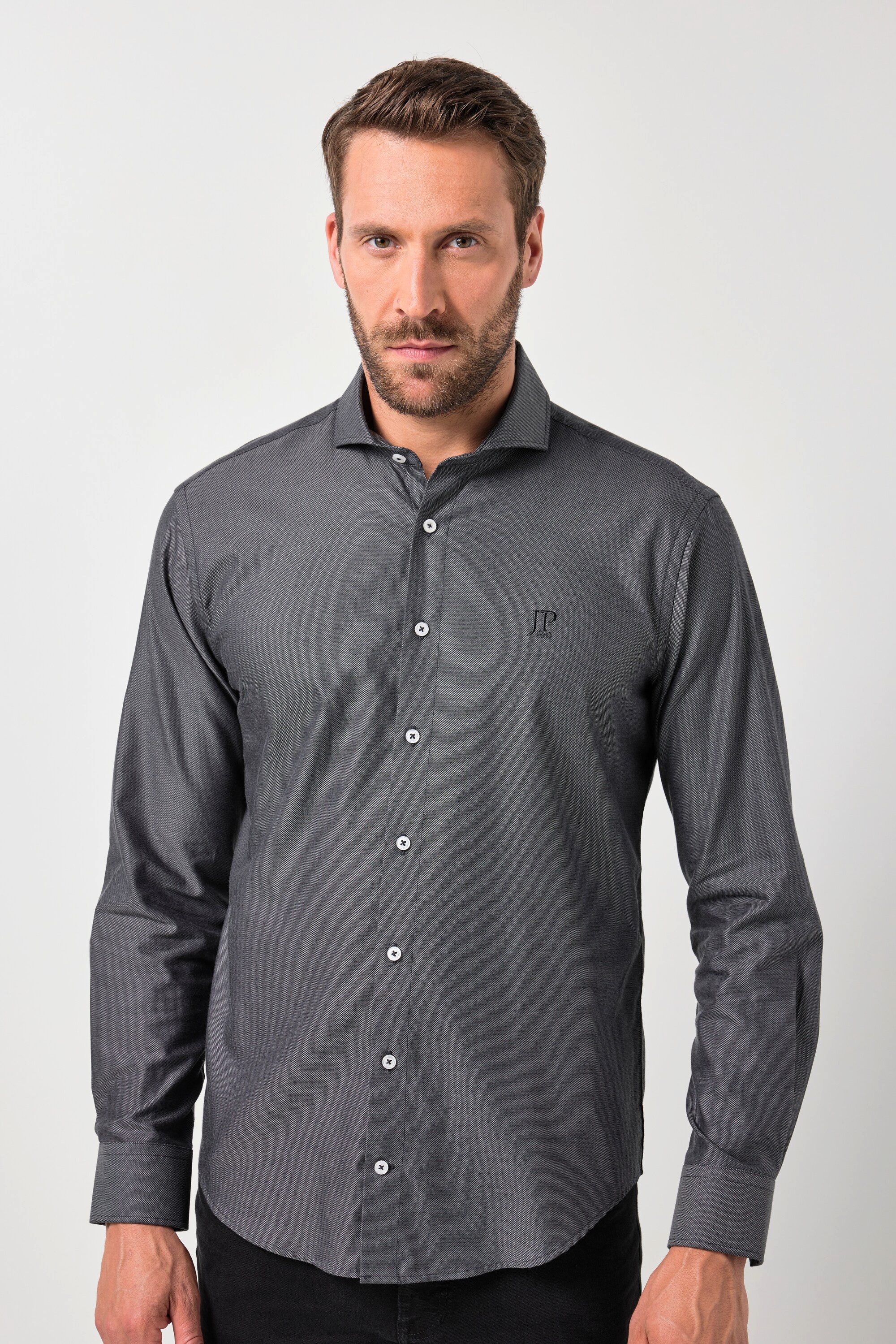 Businesshemd JP1880 Business-Hemd Langarm Hai-Kragen Modern Fit