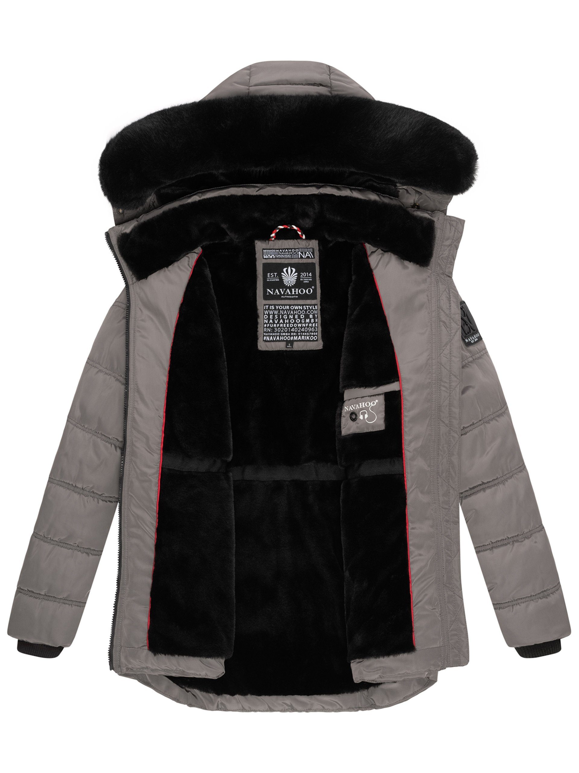 Navahoo Winterjacke Lissandra mit hochwertigem Steppdesign