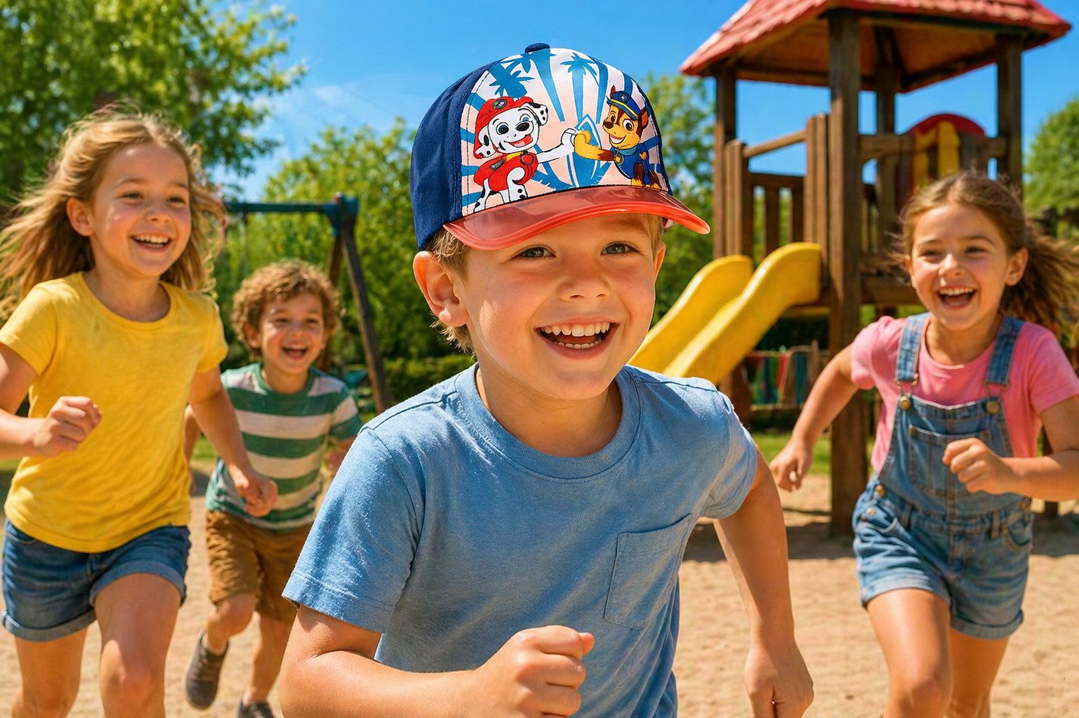 PAW PATROL Schirmmütze PAW PATROL CAP Blau Jungen Kinder Schirmmütze