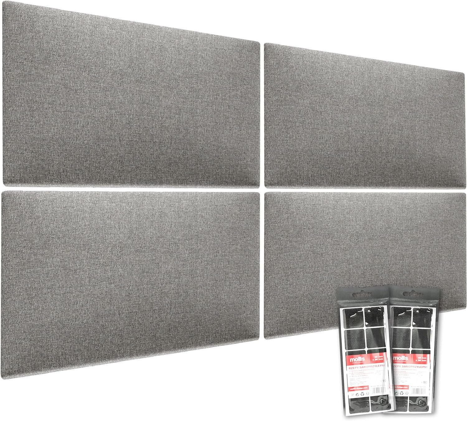 mollis Kopfteil Rechteckig Wandpolster Wandkissen Bettkopf Akustikpaneel, ( günstig online kaufen