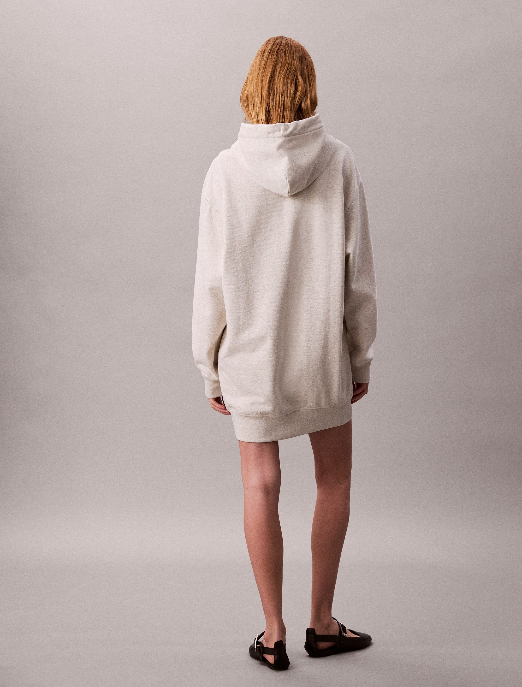 Calvin Klein Jeans Sweatkleid LS MONOLOGO PREMIUM TERRY HOODIE Mit Rundhalsausschnitt, loose fit