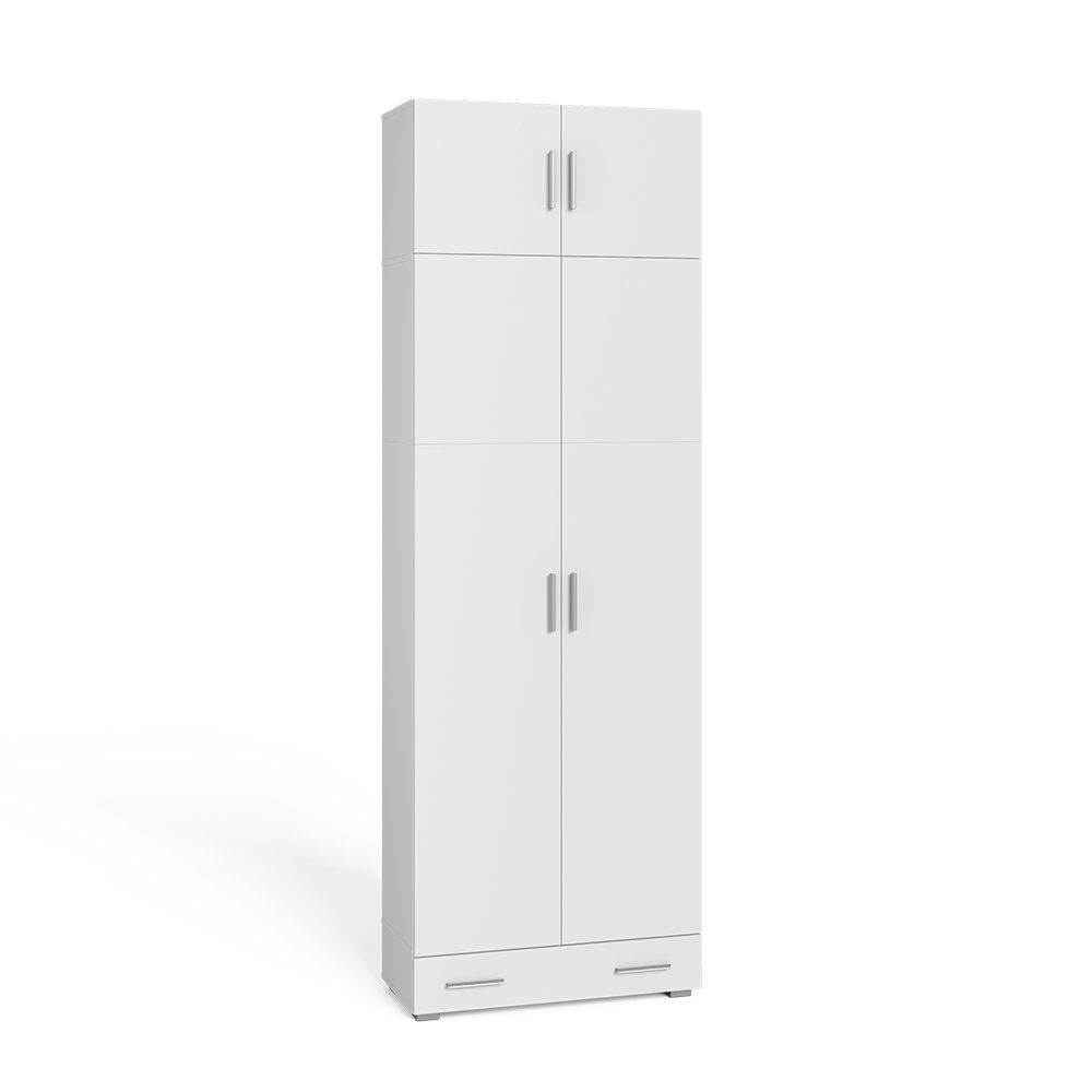 Vicco Aktenschrank Frank, Weiß, 80 x günstig online kaufen