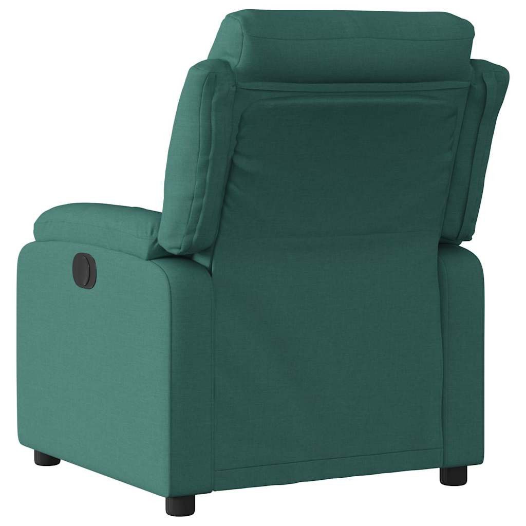 furnicato Massagesessel Relaxsessel Dunkelgrün 75x92,5x100 cm mit manueller Liegefunktion