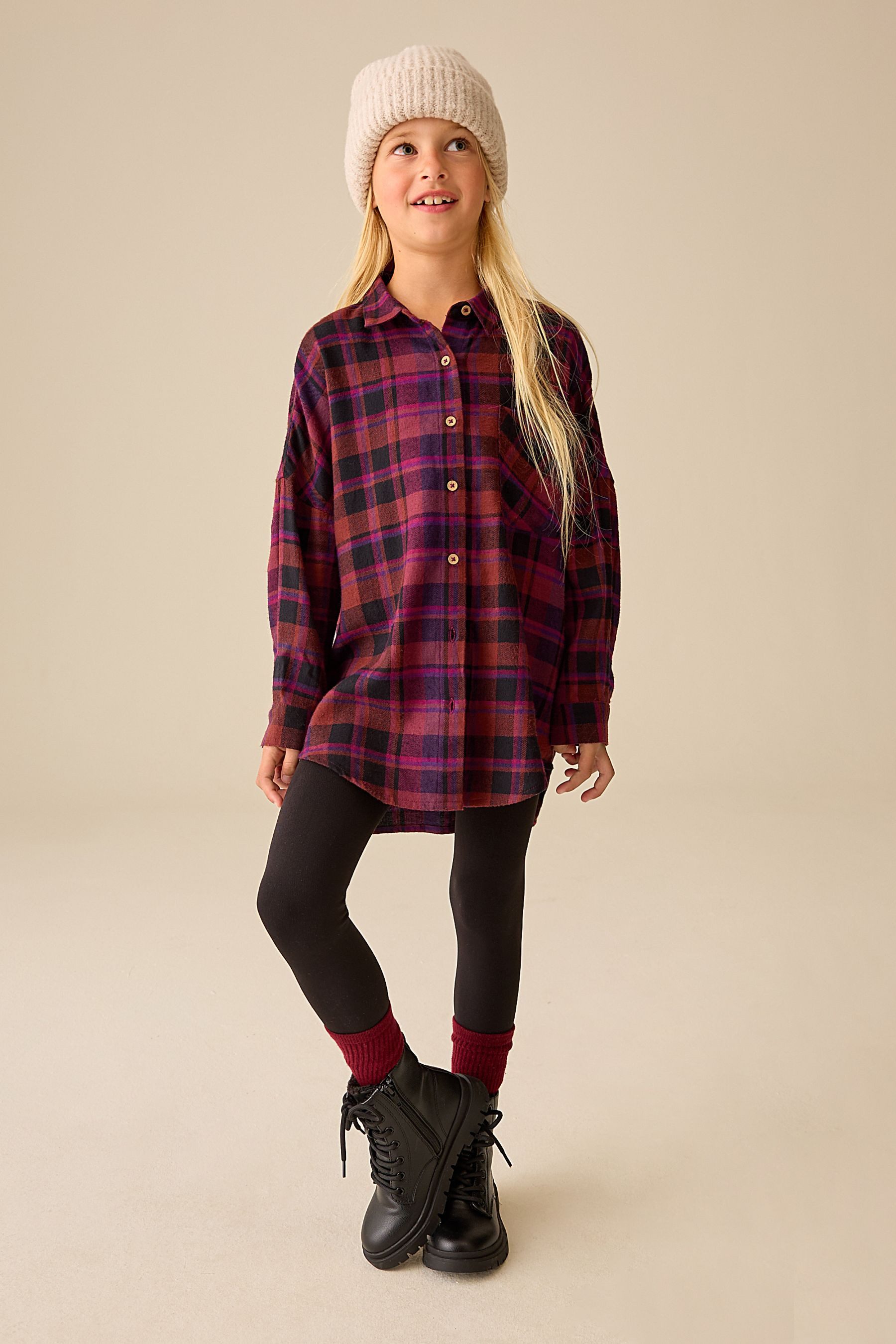 Next Hemdbluse Karohemd (1-tlg)