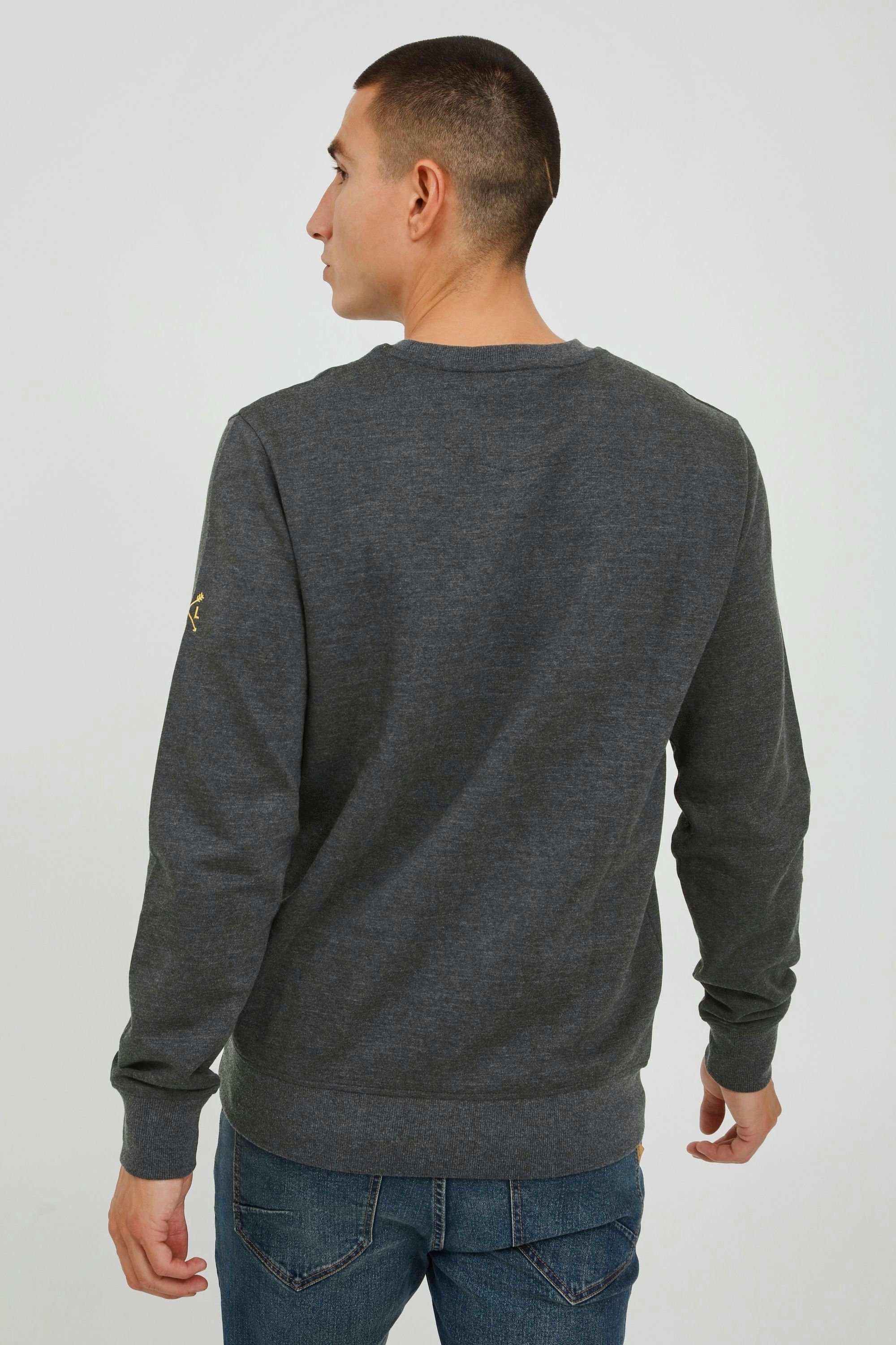Rundhalsausschnitt SDKani !Solid Sweatshirt Dark mit Grey Melange (1940071) Sweatshirt