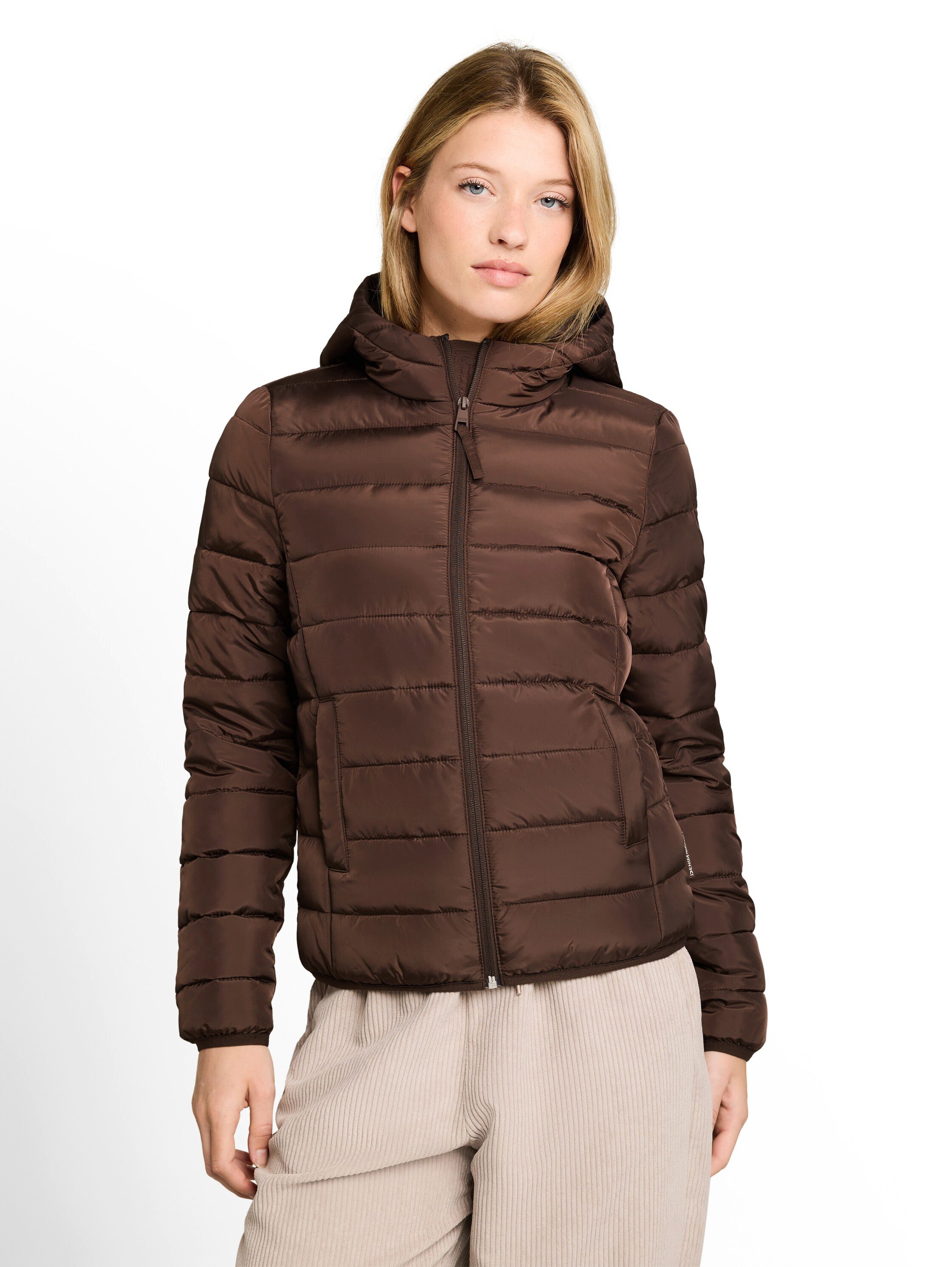 TOM TAILOR Denim Steppjacke mit Kapuze