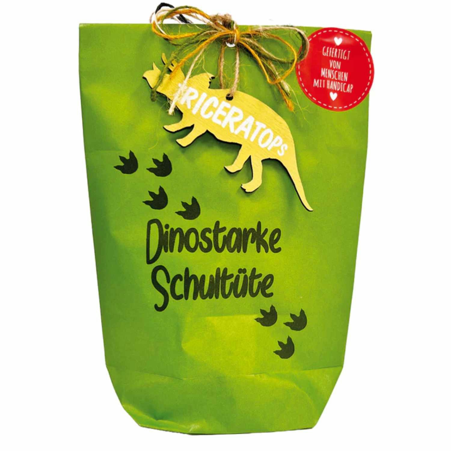 Wunderle Wundertüte Stolzes Schulkind Dino-Spaß Schultüte Wundertüte, Mitbringsel, perfekt als Geschenk zur Einschulung / Schulanfang