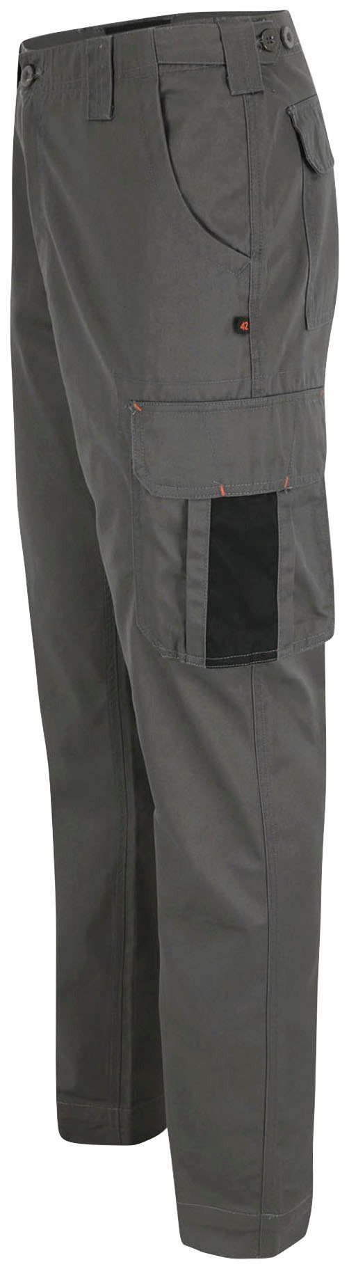 Thor Taschen, leicht, 7 Herock grau viele einstellbarer Bund, Arbeitshose Farben Hose Wasserabweisend,