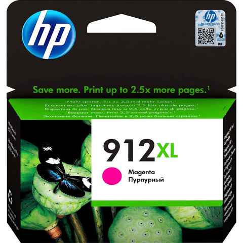 HP 912XL Tintenpatrone (1-tlg., original Druckerpatrone 912 magenta XL)