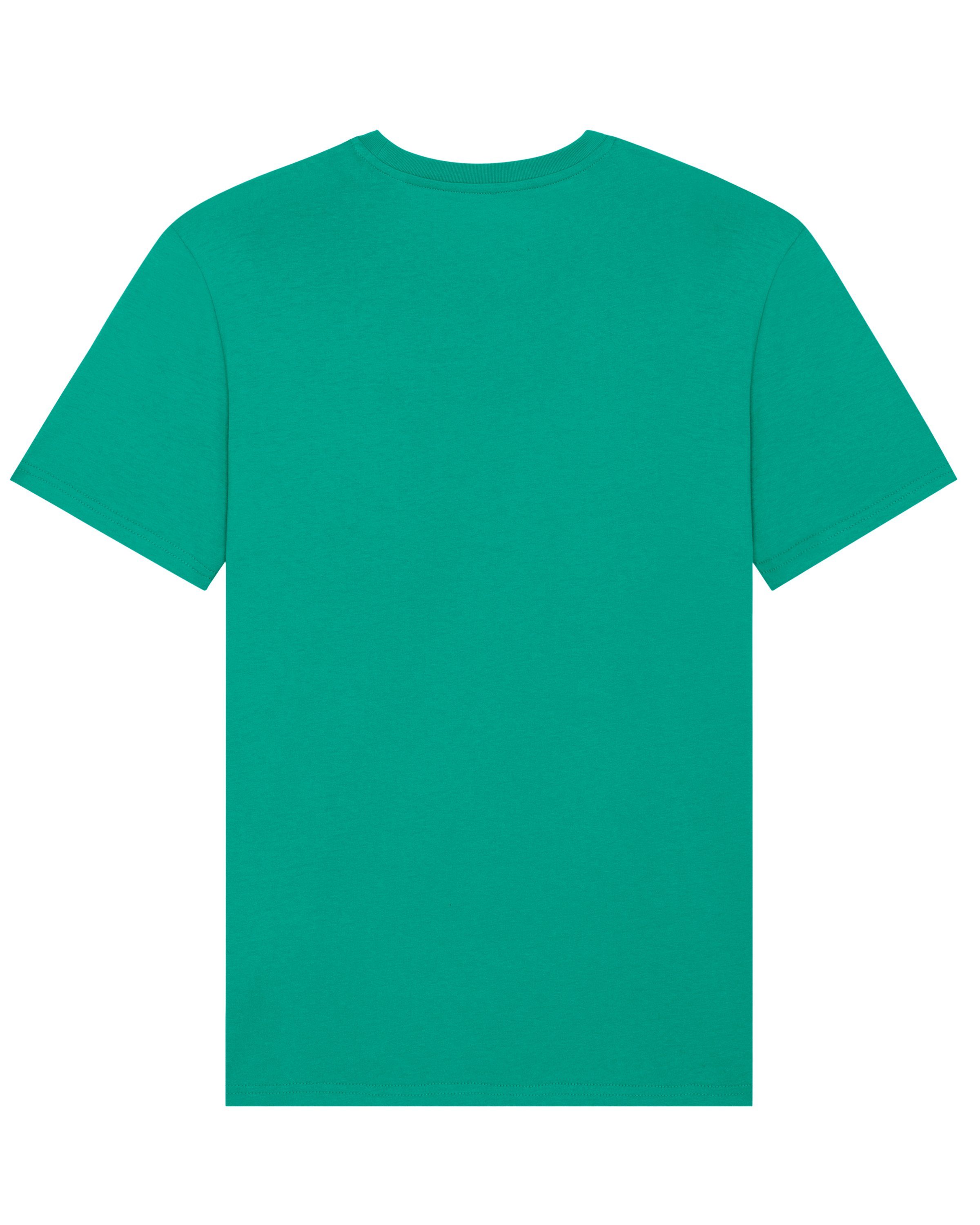 Print-Shirt Bio Apparel (1-tlg) Green Tee Go wat? Basic