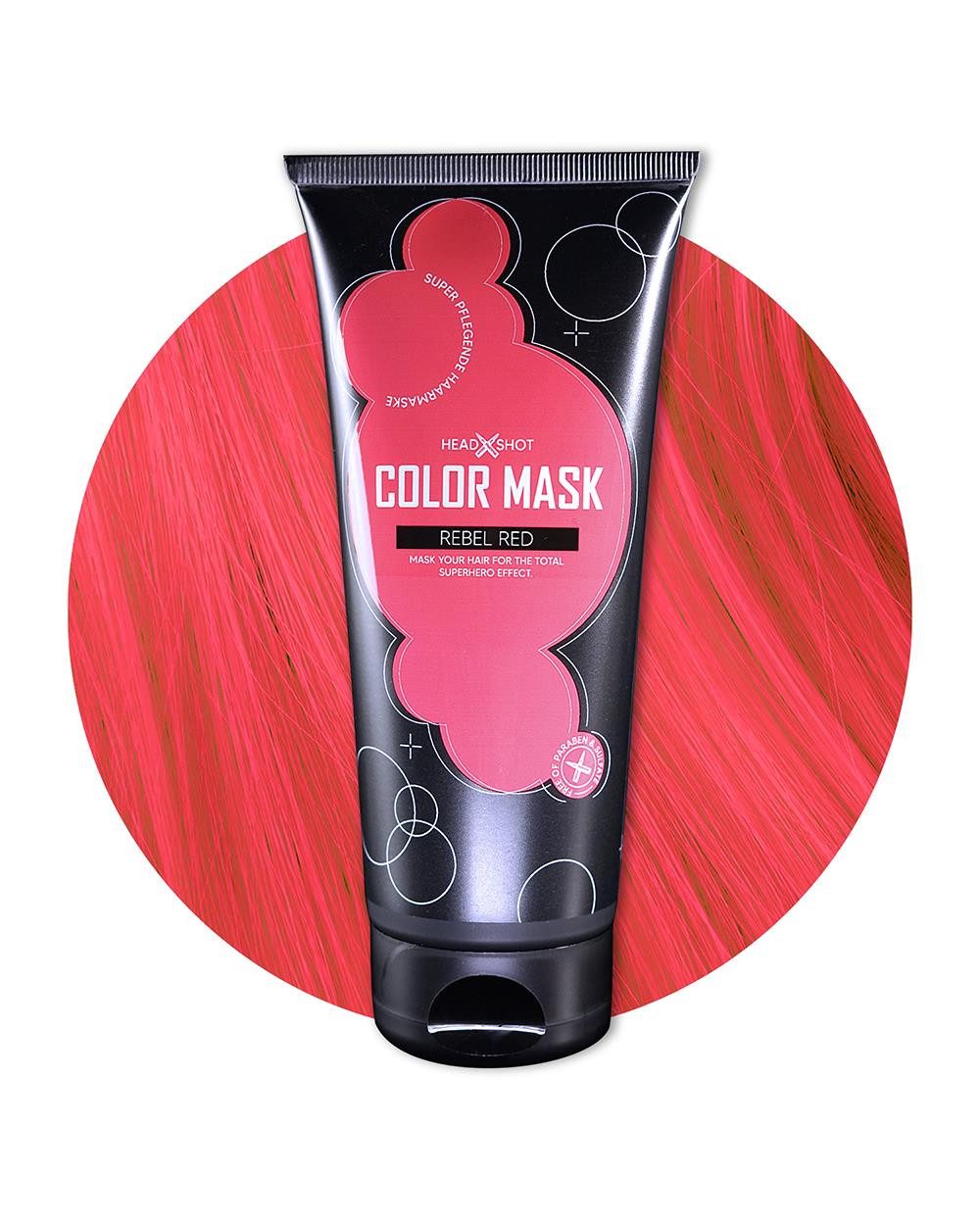 Haarmaske Headshot Color Mask Haarmaske Rebel Red (200 ml)