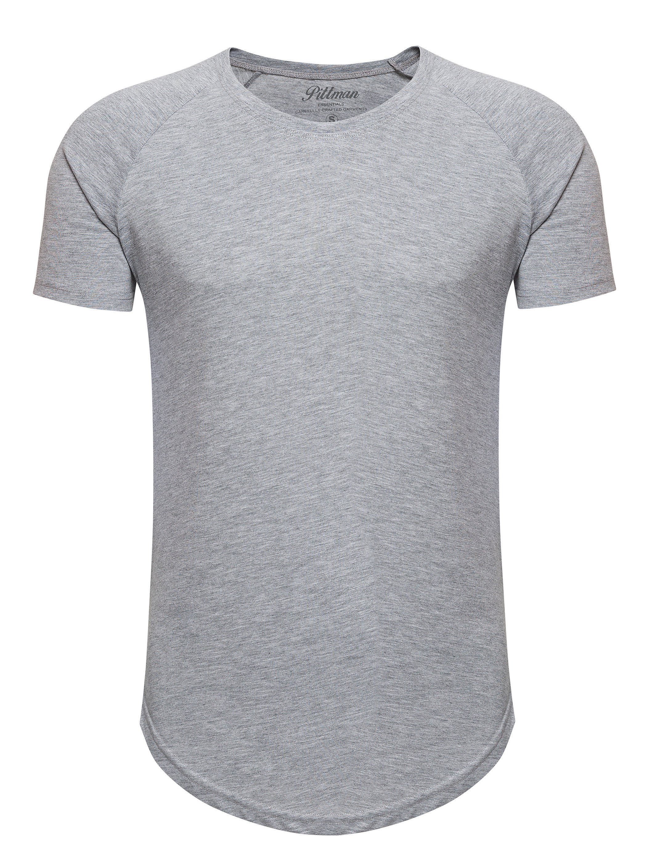 Pittman T-Shirt 3-Pack Herren T-Shirt Finn (Set, 3er-Pack) Oversize Rundhals T-Shirt