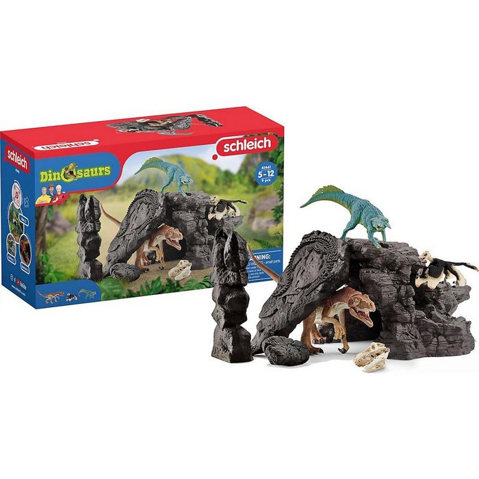 Schleich® Spielfigur Schleich Dinosaurier 41461 Dinoset mit Höhle