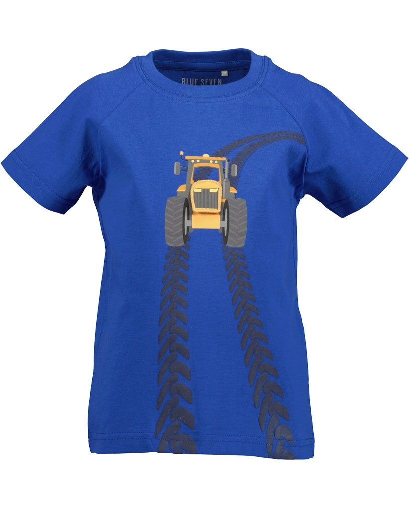 Blue Seven T-Shirt Blue Seven Jungen T-Shirt Traktor ocean blau (1-tlg)