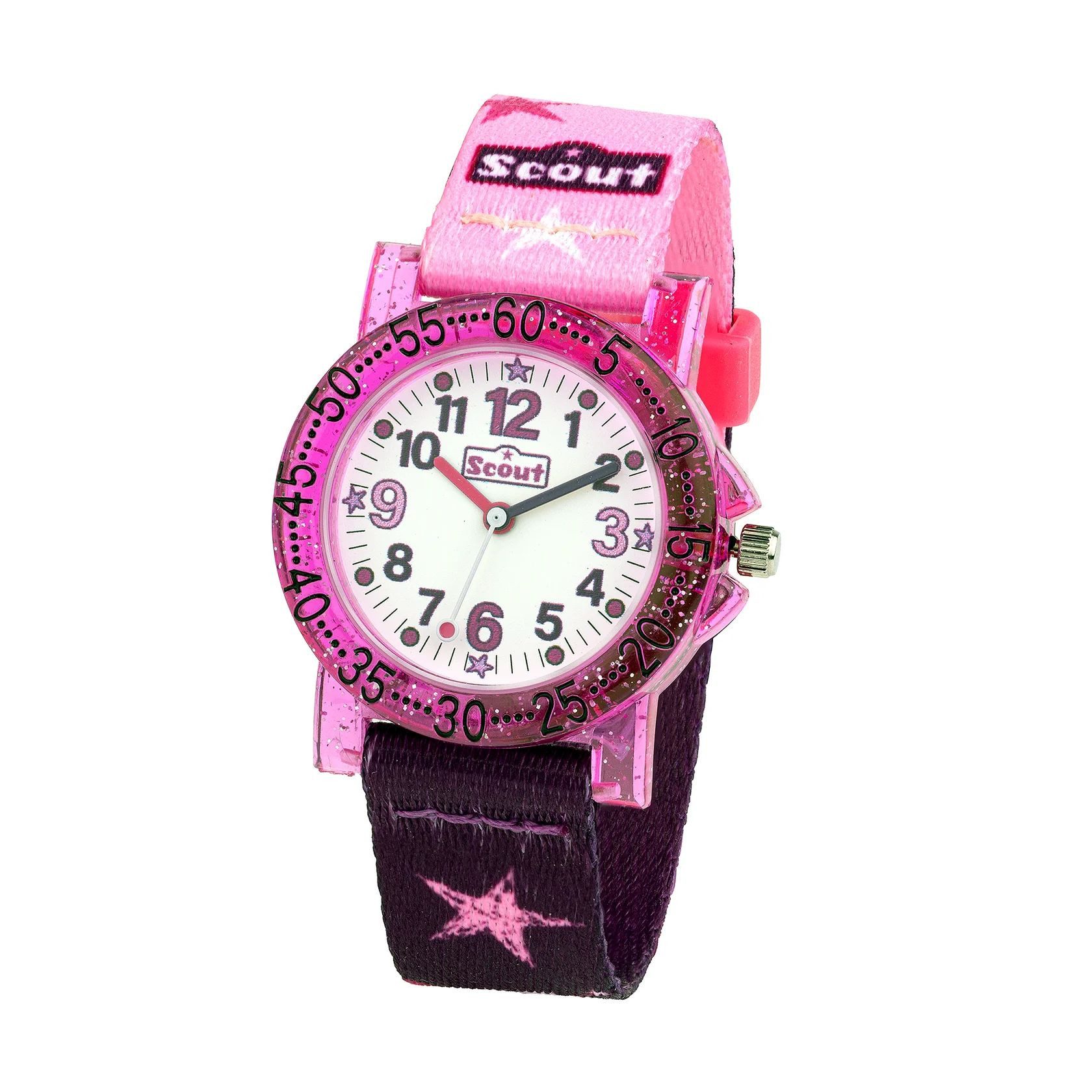 Scout Quarzuhr IT-Collection Kinderuhr 164000029 Einhorn Sterne Textilband 33 mm