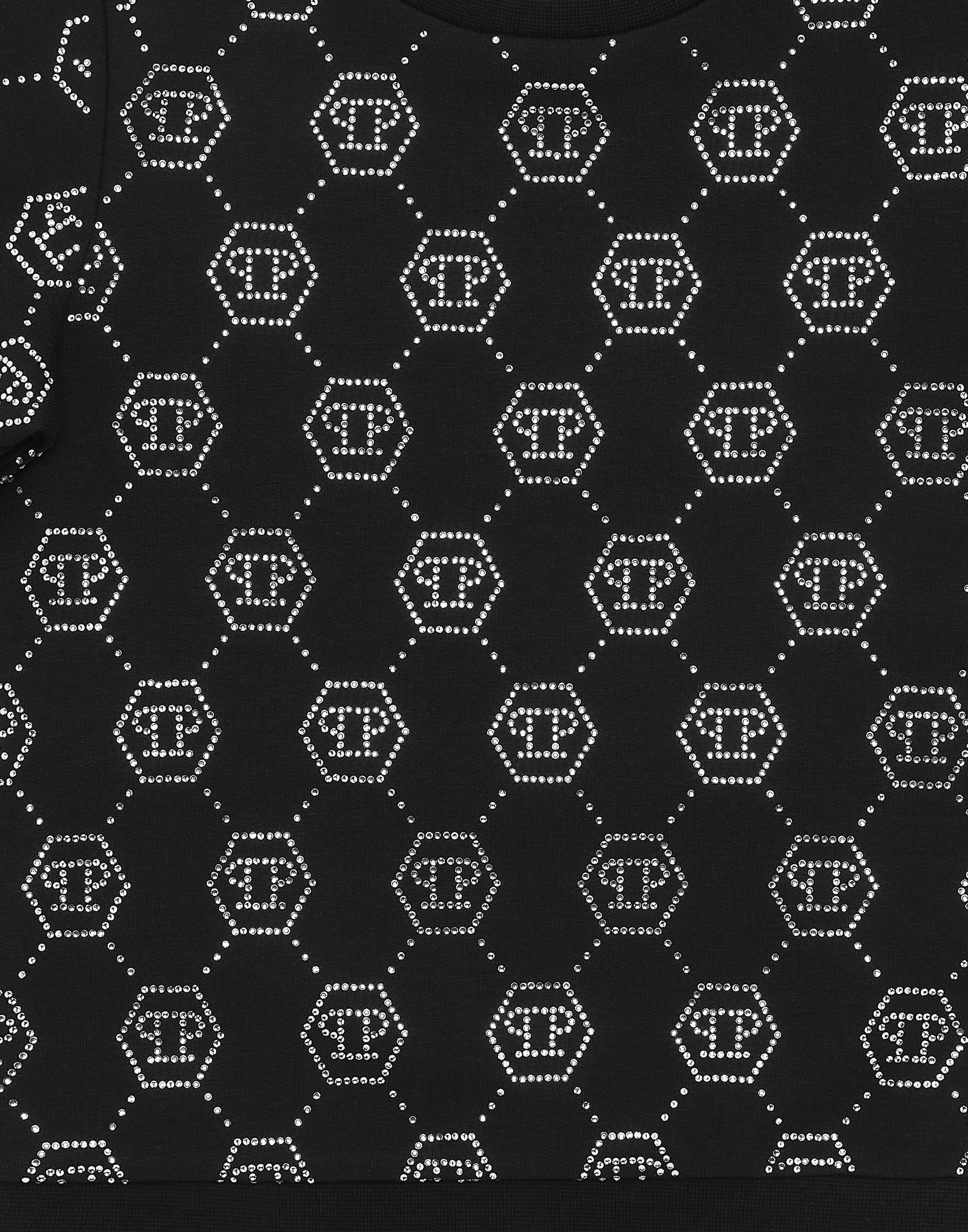 PHILIPP PLEIN Sweatshirt Monogram Mit Schmucksteinen