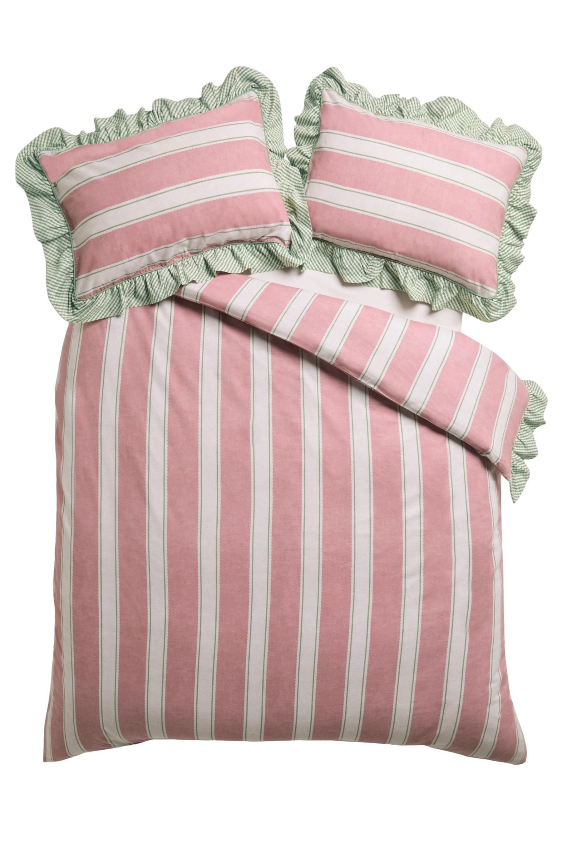 Next Bett-Set Angeraute Bettgarnitur mit Rüschen im Set, Bezug: Baumwolle