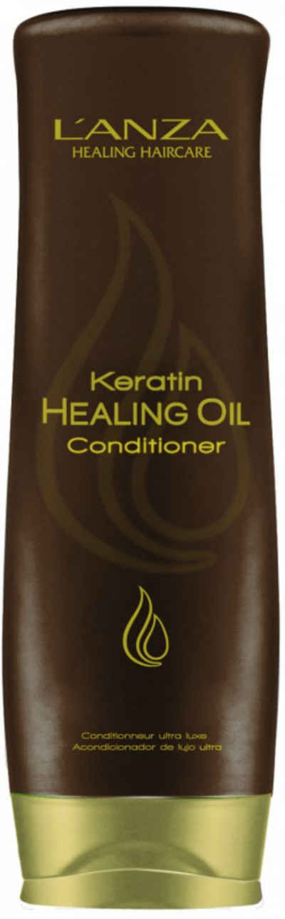 Lanza Haarspülung Keratin Healing Oil Conditioner 250 ml, 1-tlg., sorgt für gesundes fülliges und gestärktes Haar