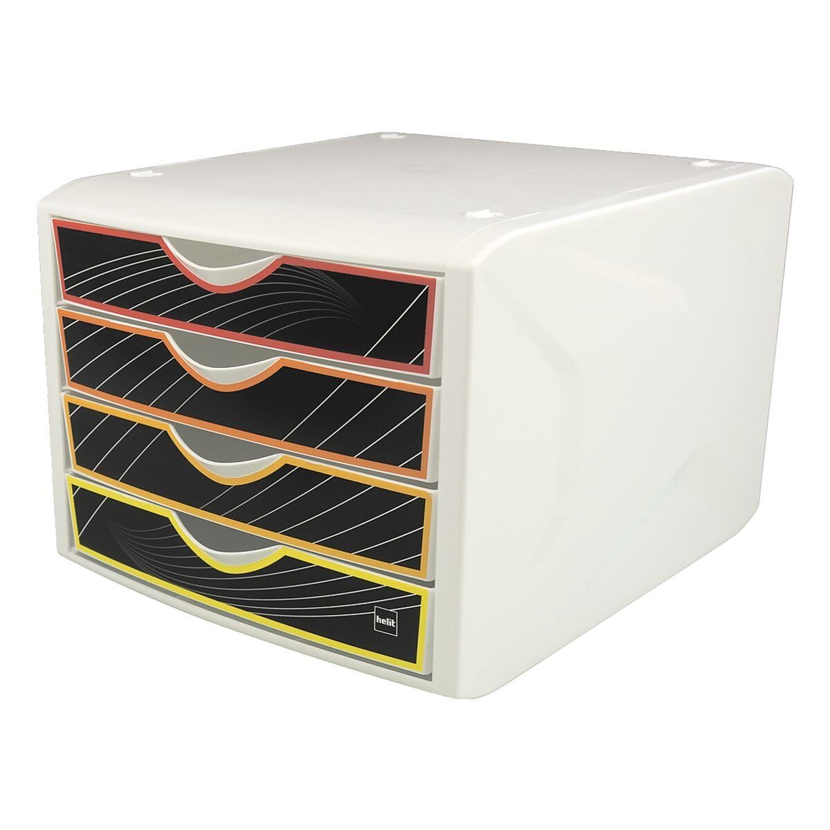 HELIT Schubladenbox the chameleon, mit 4 Schubladen, geschlossen, stapelbar