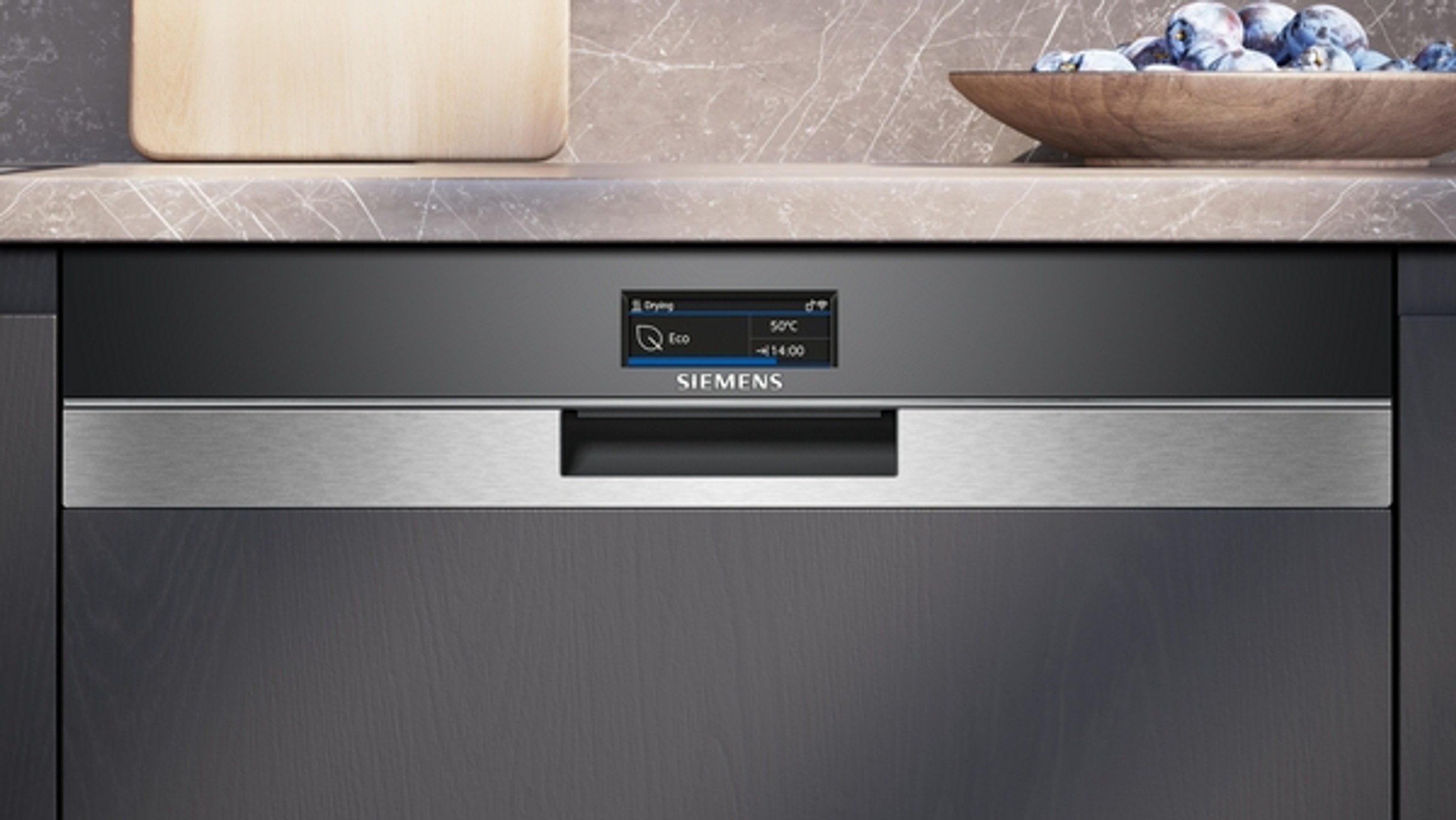 SIEMENS teilintegrierbarer Geschirrspüler iQ700 SN57TS00CE, 9.5 l, 14 Maßgedecke, mit Hocheffizienz-Energiespar-System